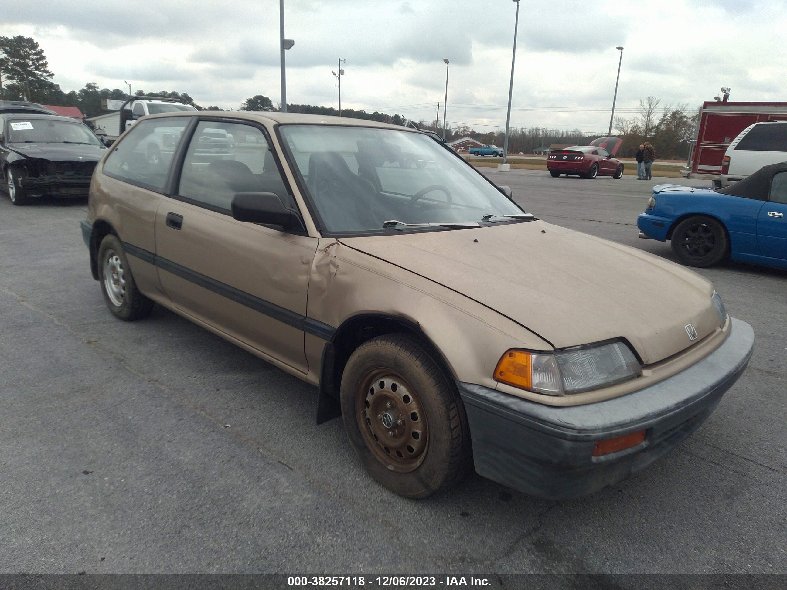 HONDA CIVIC 1988 2hged6353jh504884