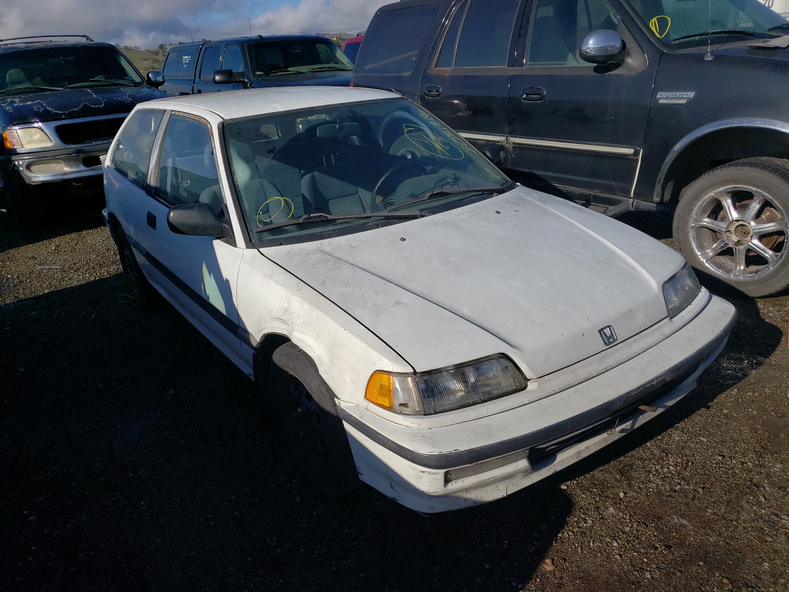 HONDA CIVIC DX 1991 2hged6453mh592922