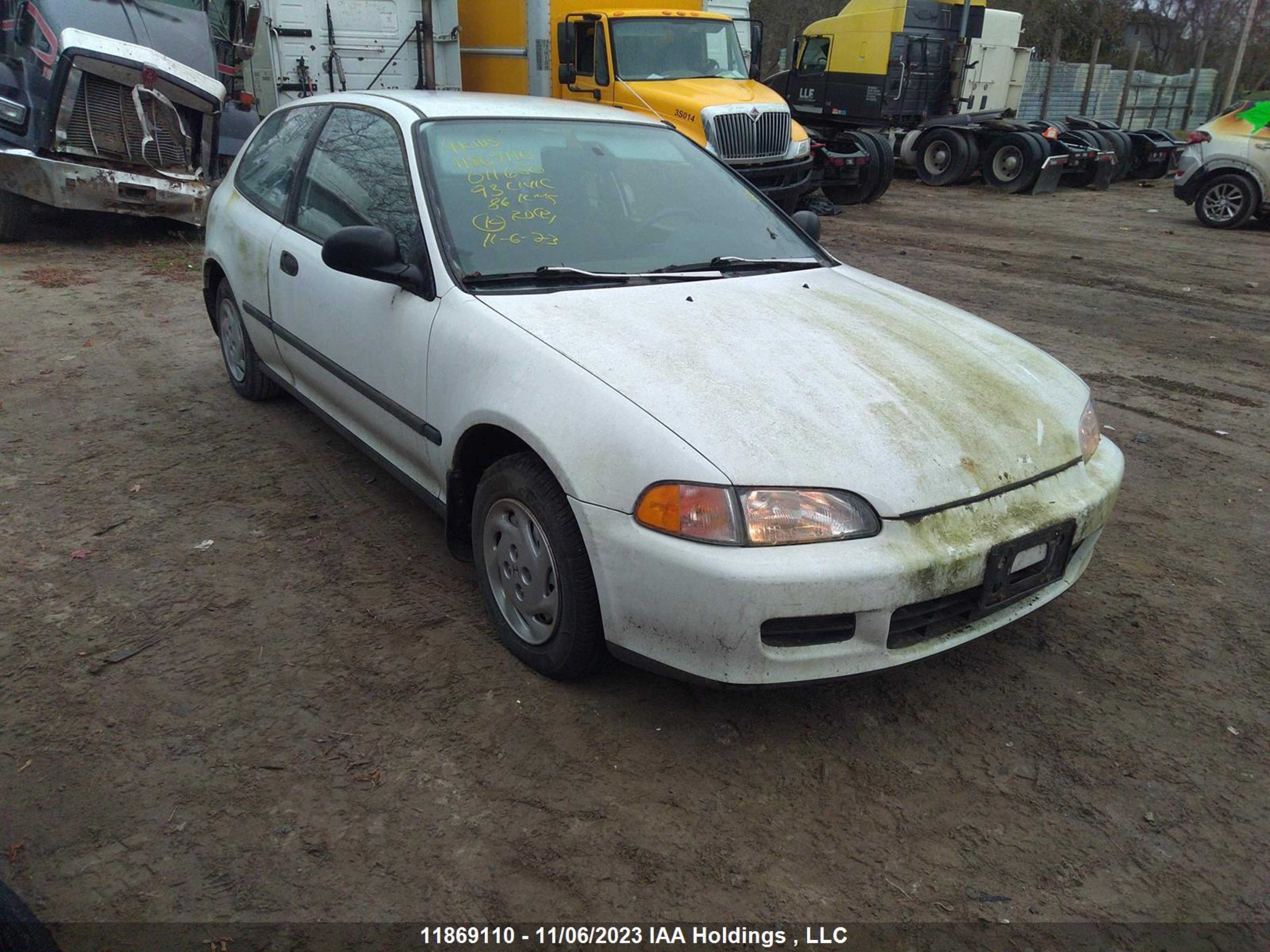 HONDA CIVIC 1993 2hgeh2464ph011650