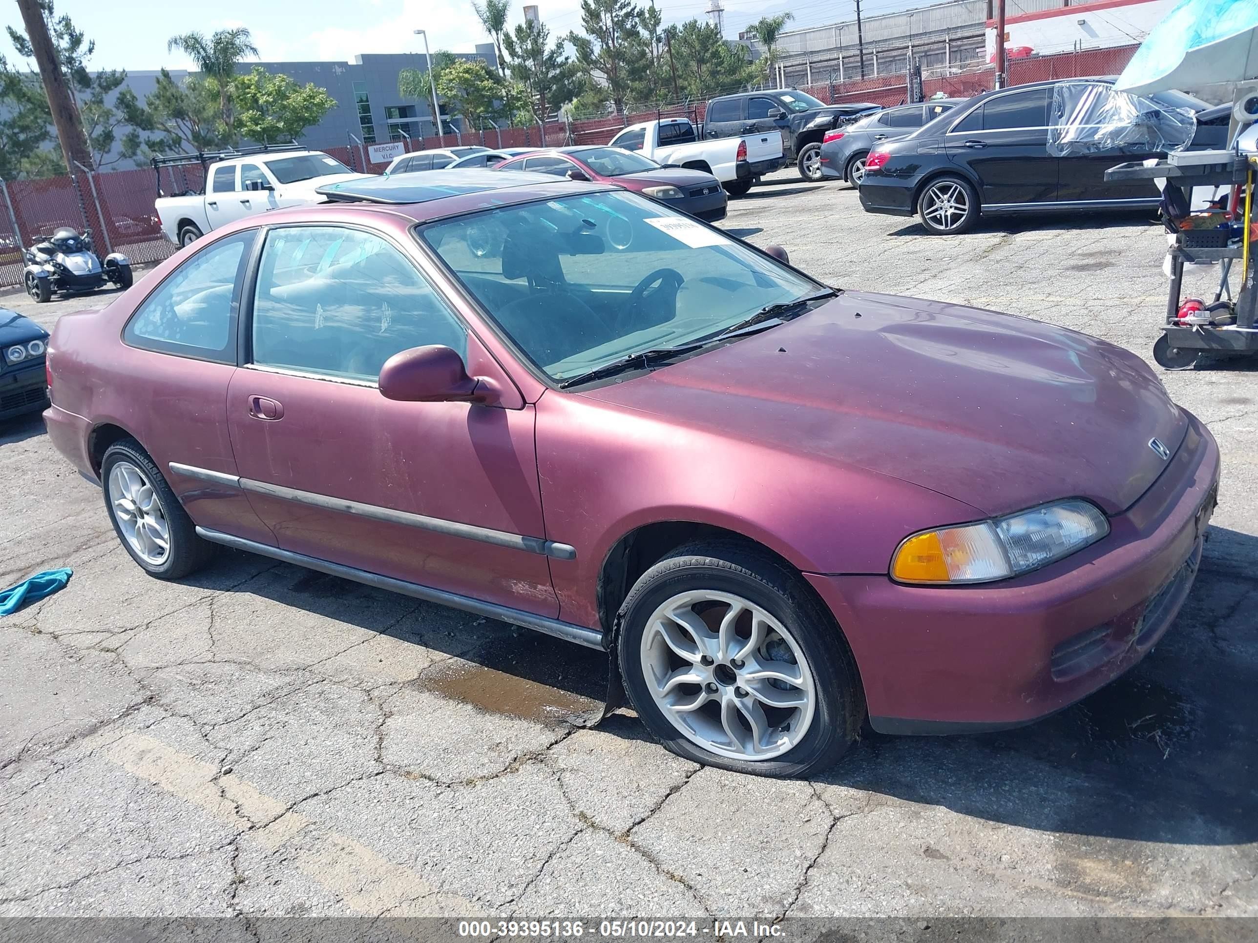 HONDA CIVIC 1994 2hgej1237rh534297