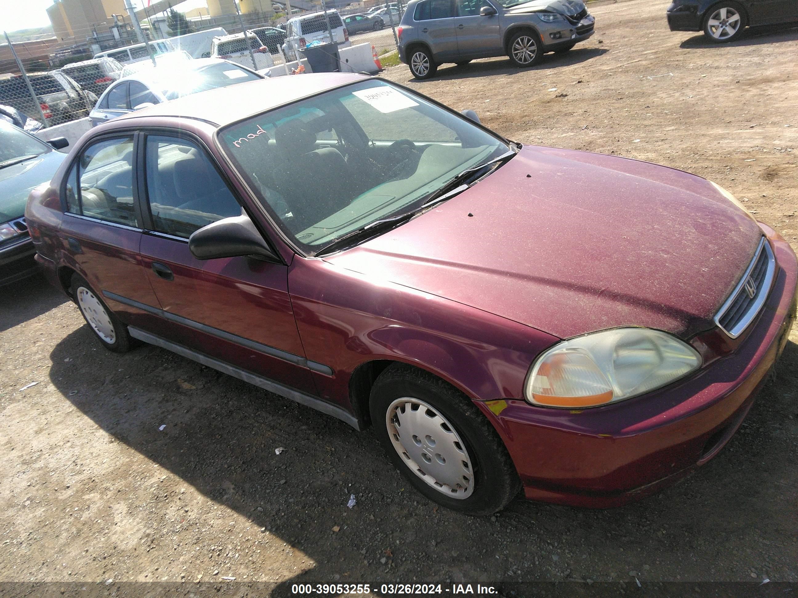 HONDA CIVIC 1997 2hgej6520vh523555