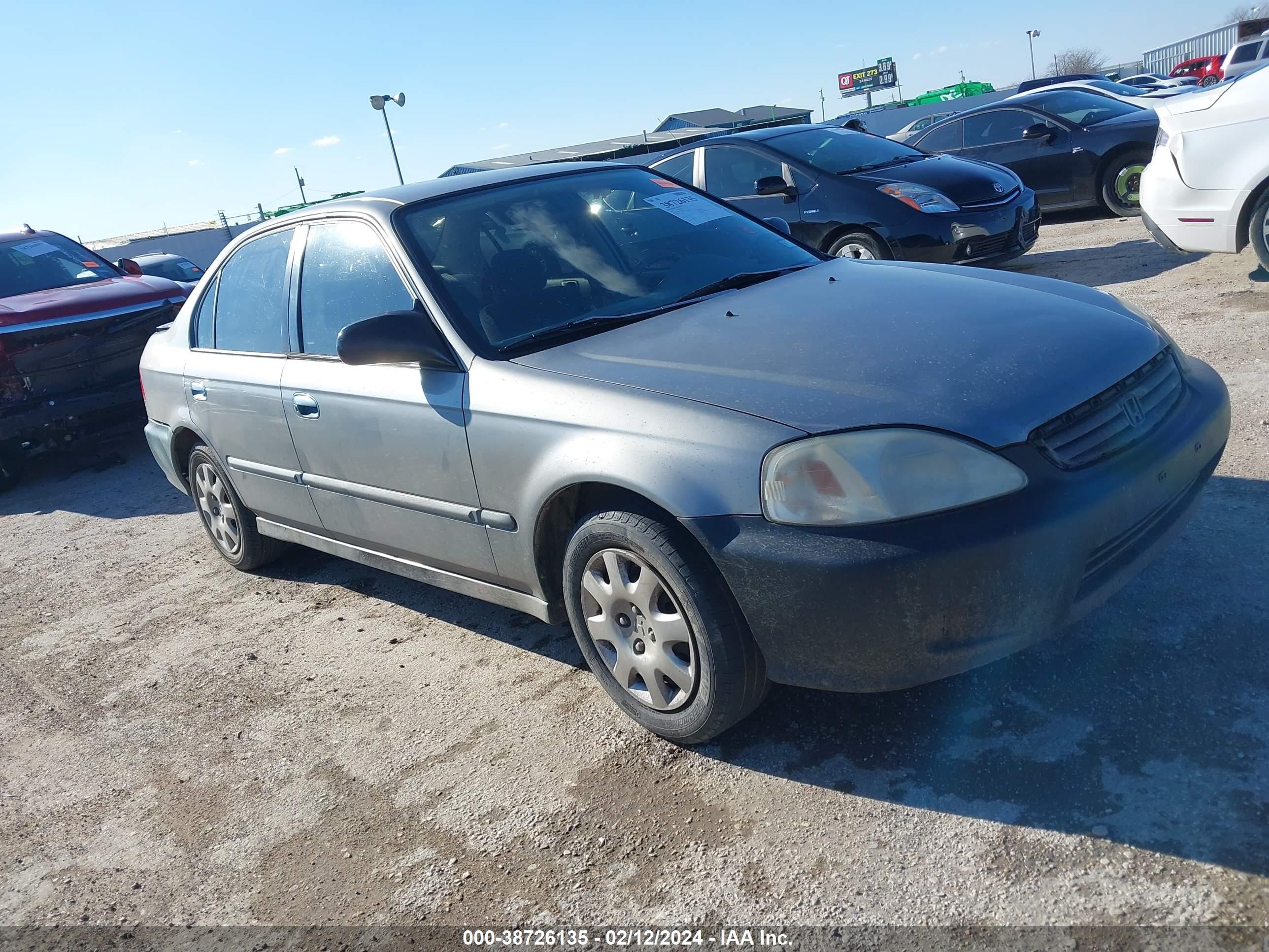 HONDA CIVIC 2000 2hgej6619yh502911