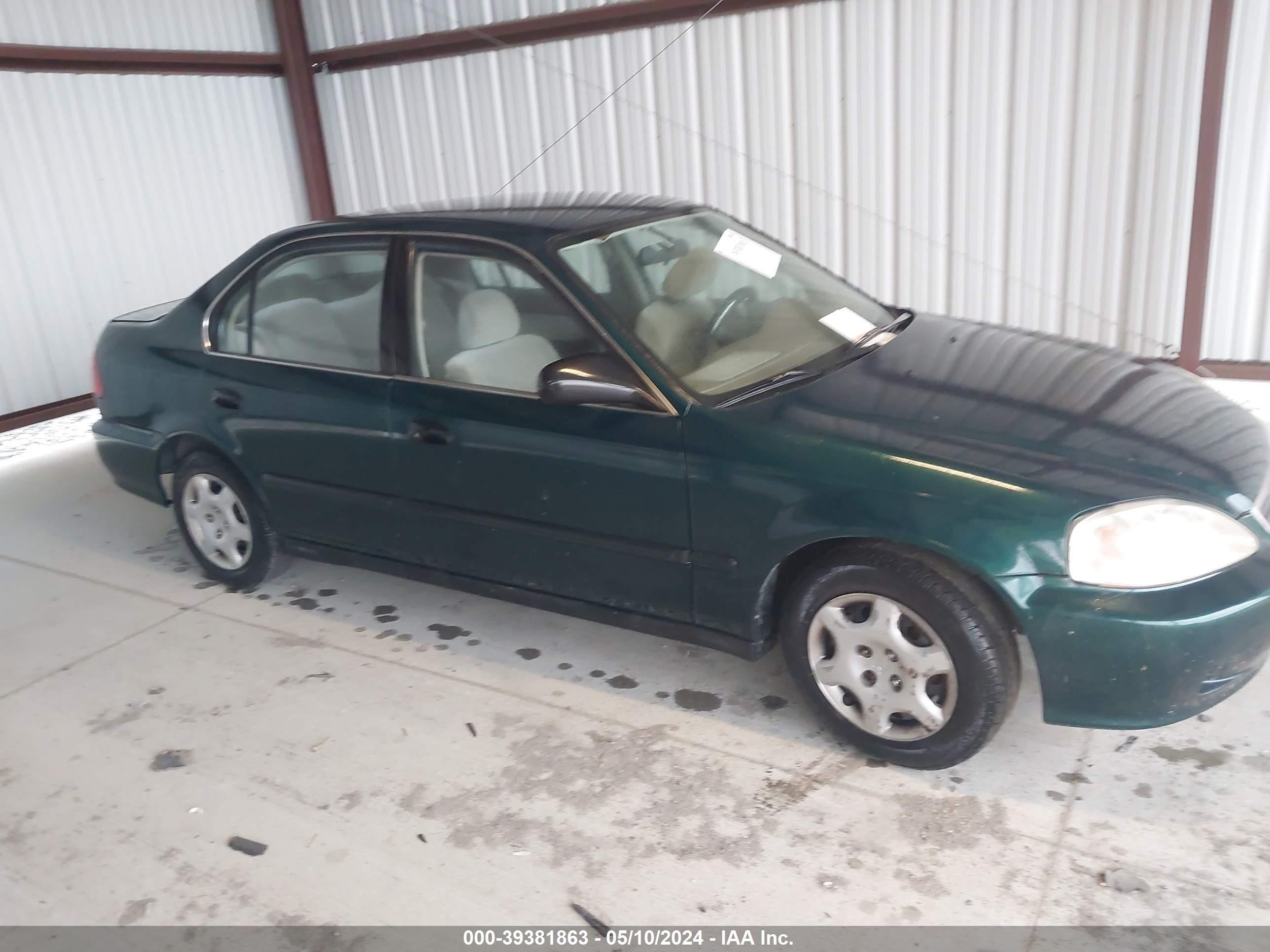 HONDA CIVIC 2000 2hgej6671yh527242