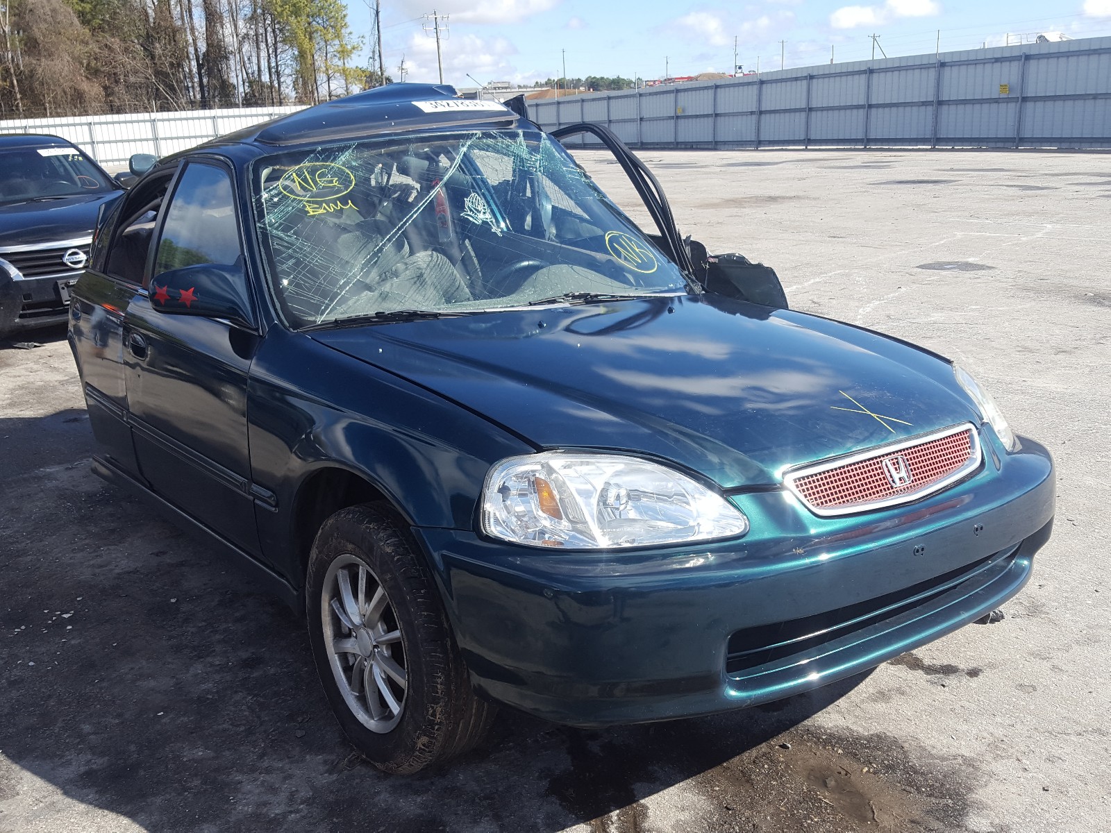 HONDA CIVIC LX 1998 2hgej6679wh543735