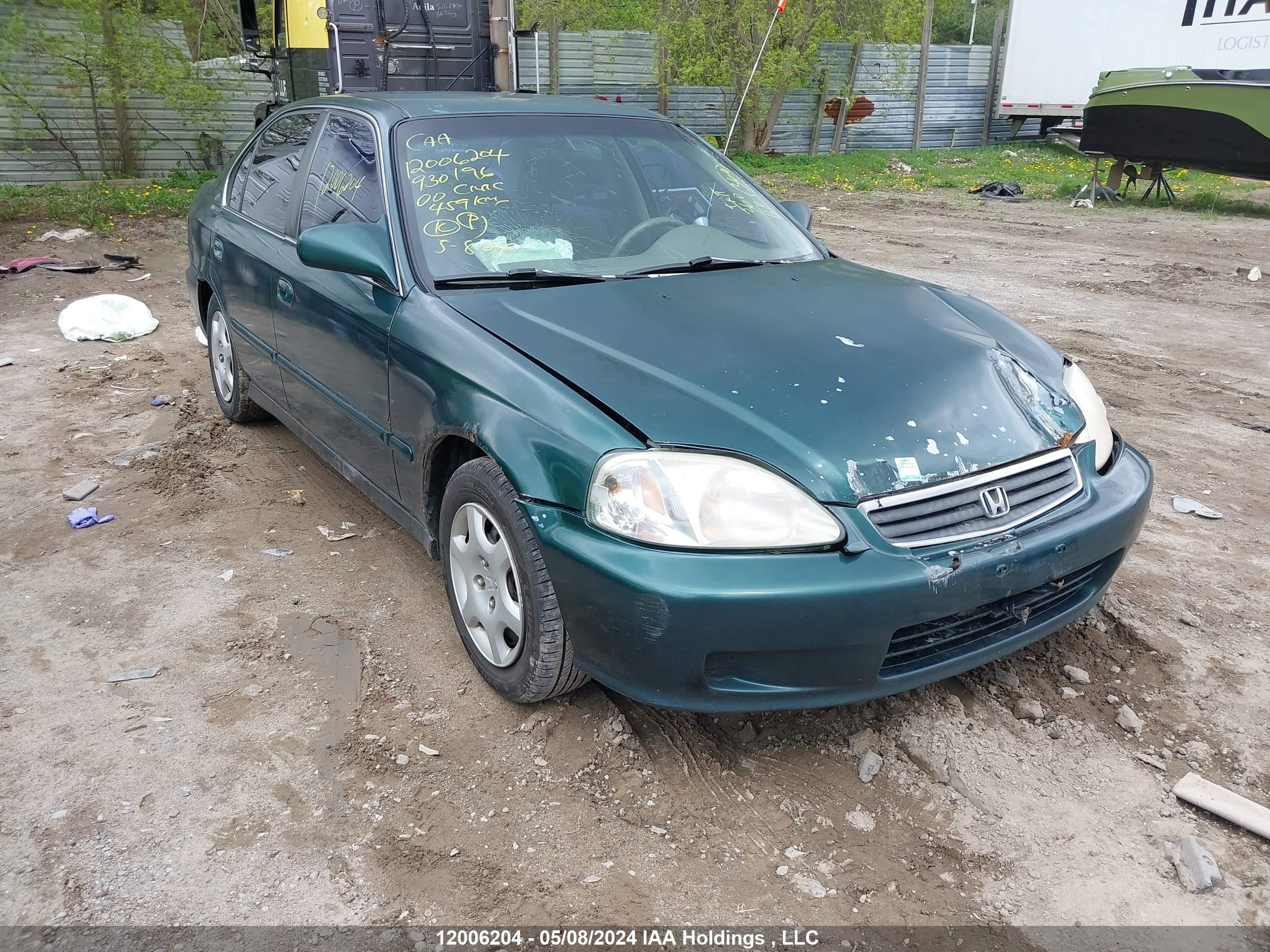 HONDA CIVIC 2000 2hgej6687yh930196