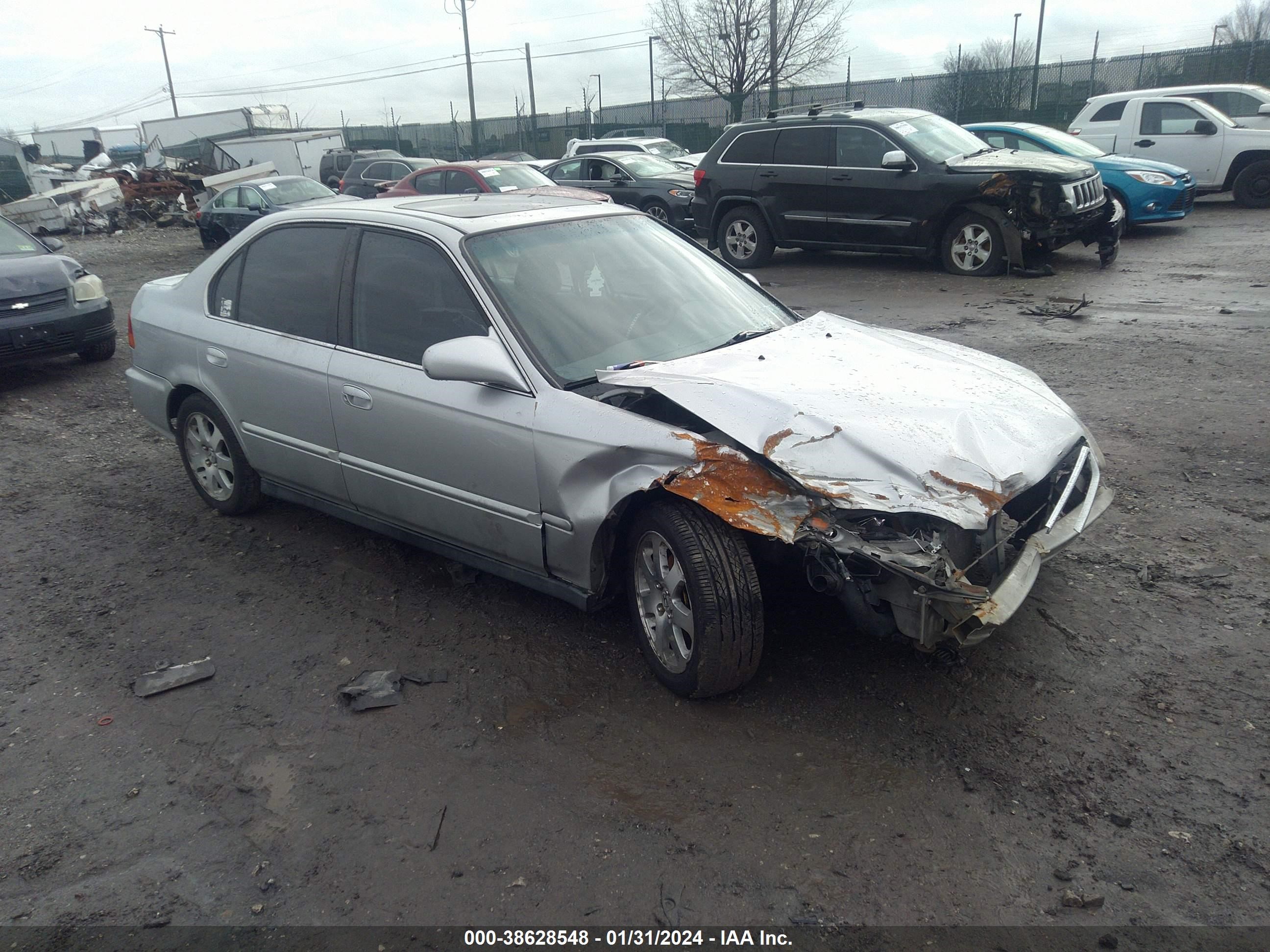 HONDA CIVIC 1998 2hgej8542wh546267