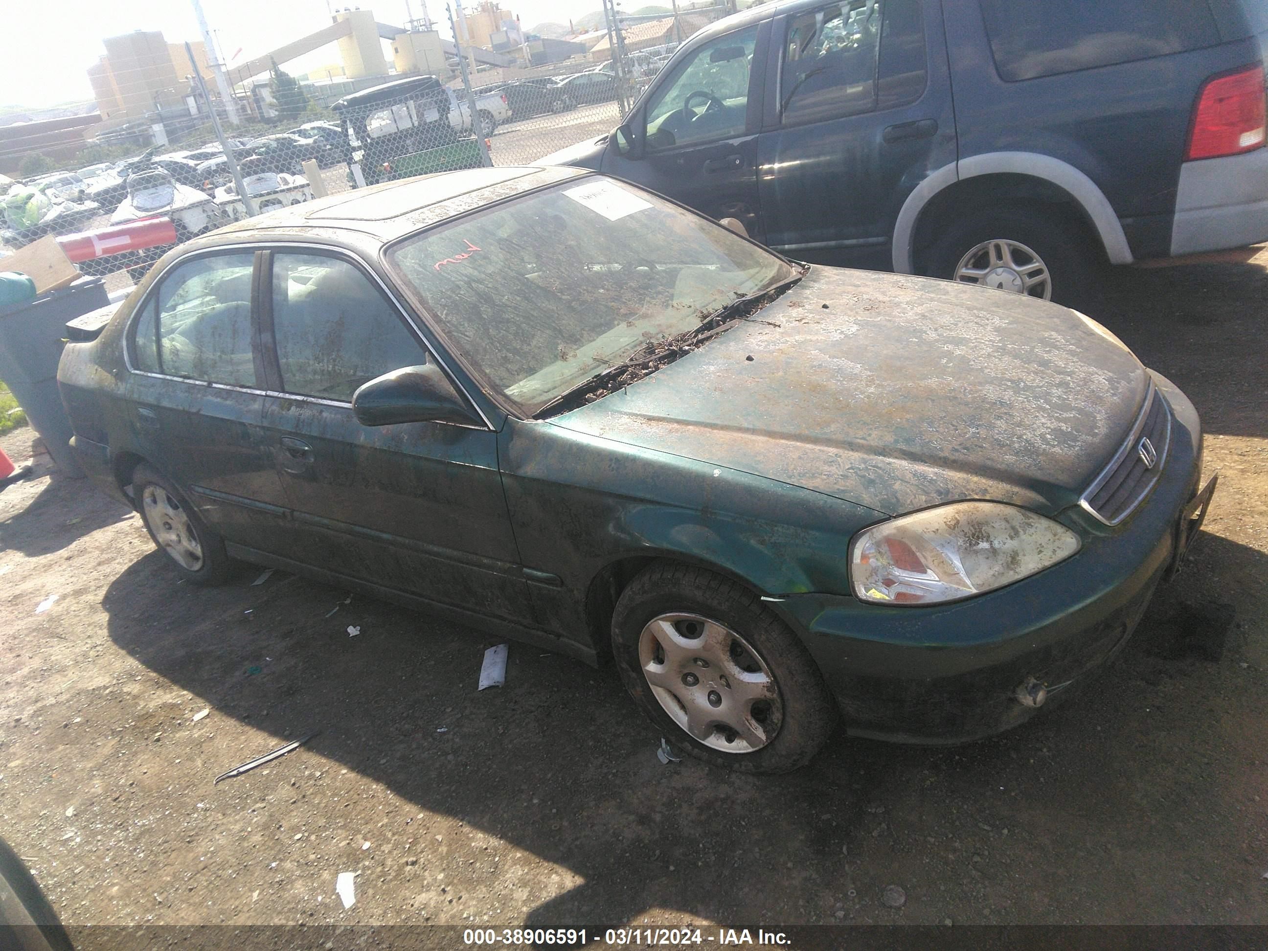 HONDA CIVIC 2000 2hgej8644yh520349