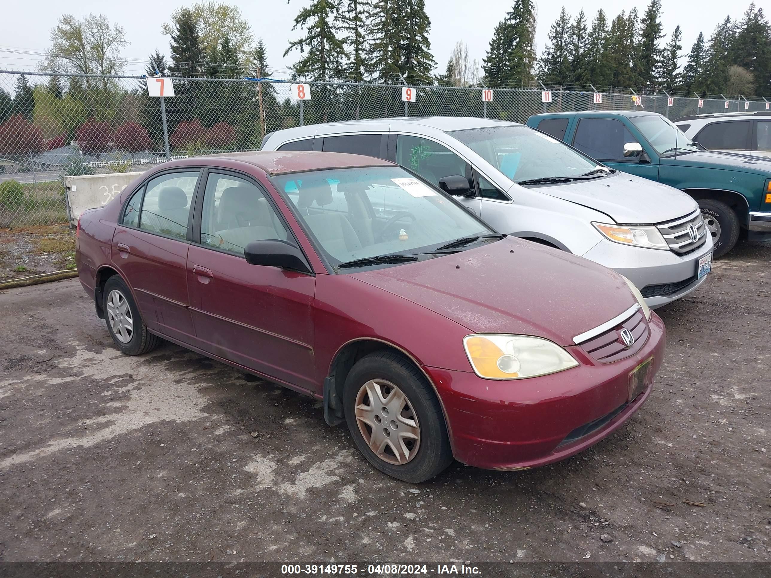 HONDA CIVIC 2003 2hges15693h612055