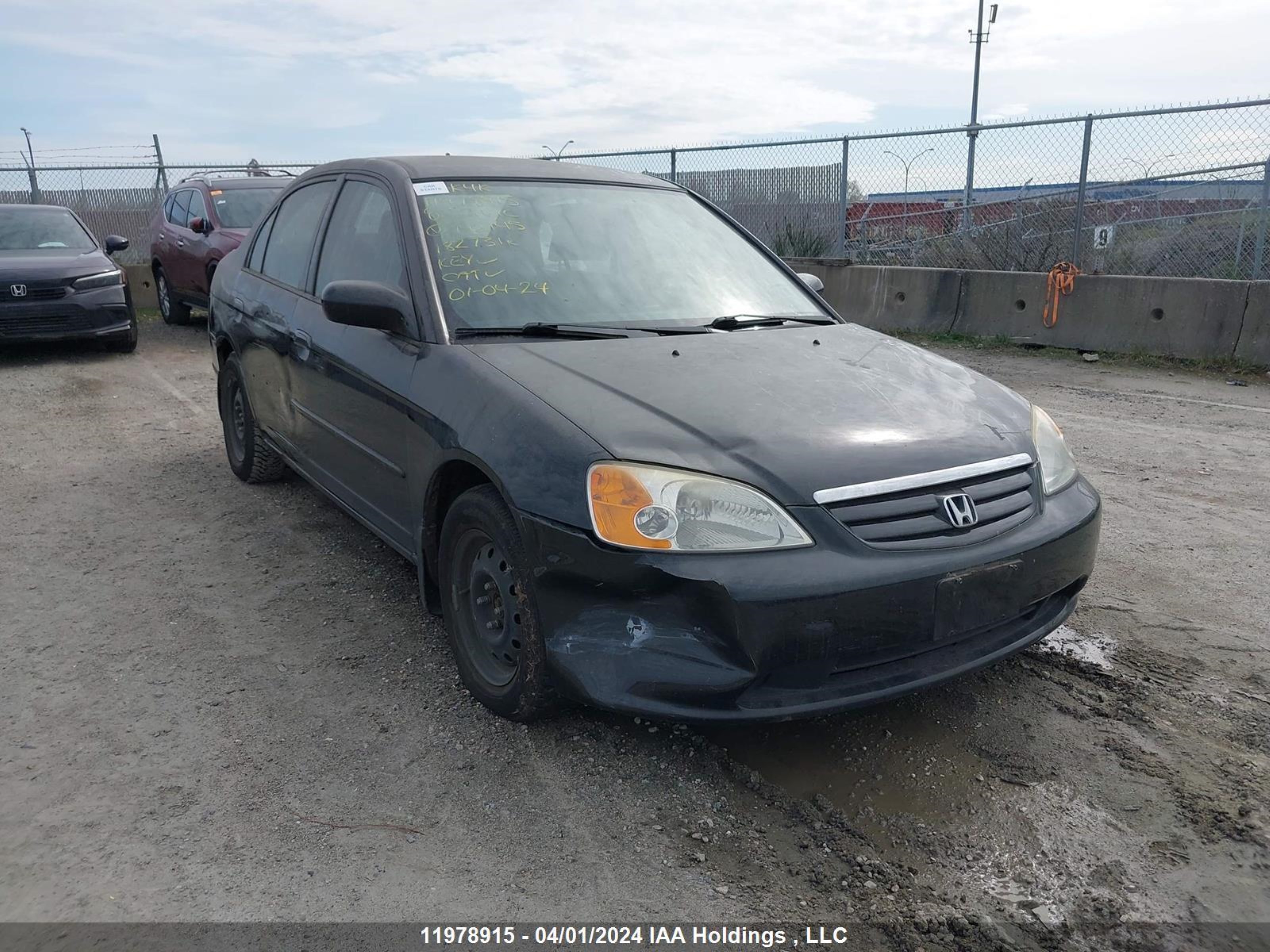 HONDA CIVIC 2002 2hges15852h942145