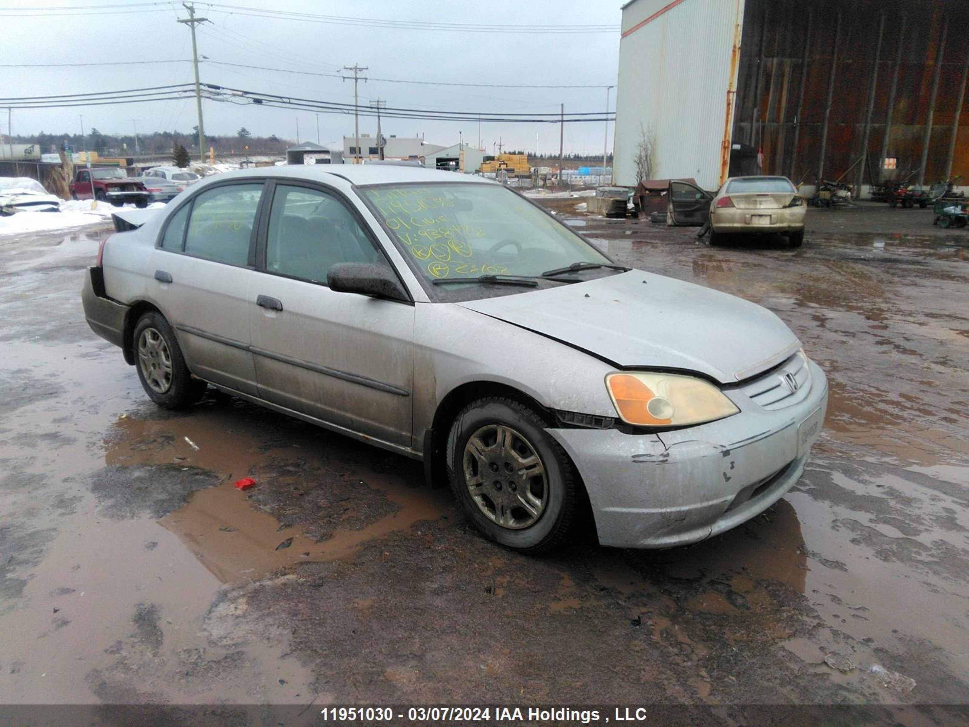 HONDA CIVIC 2001 2hges162x1h938472