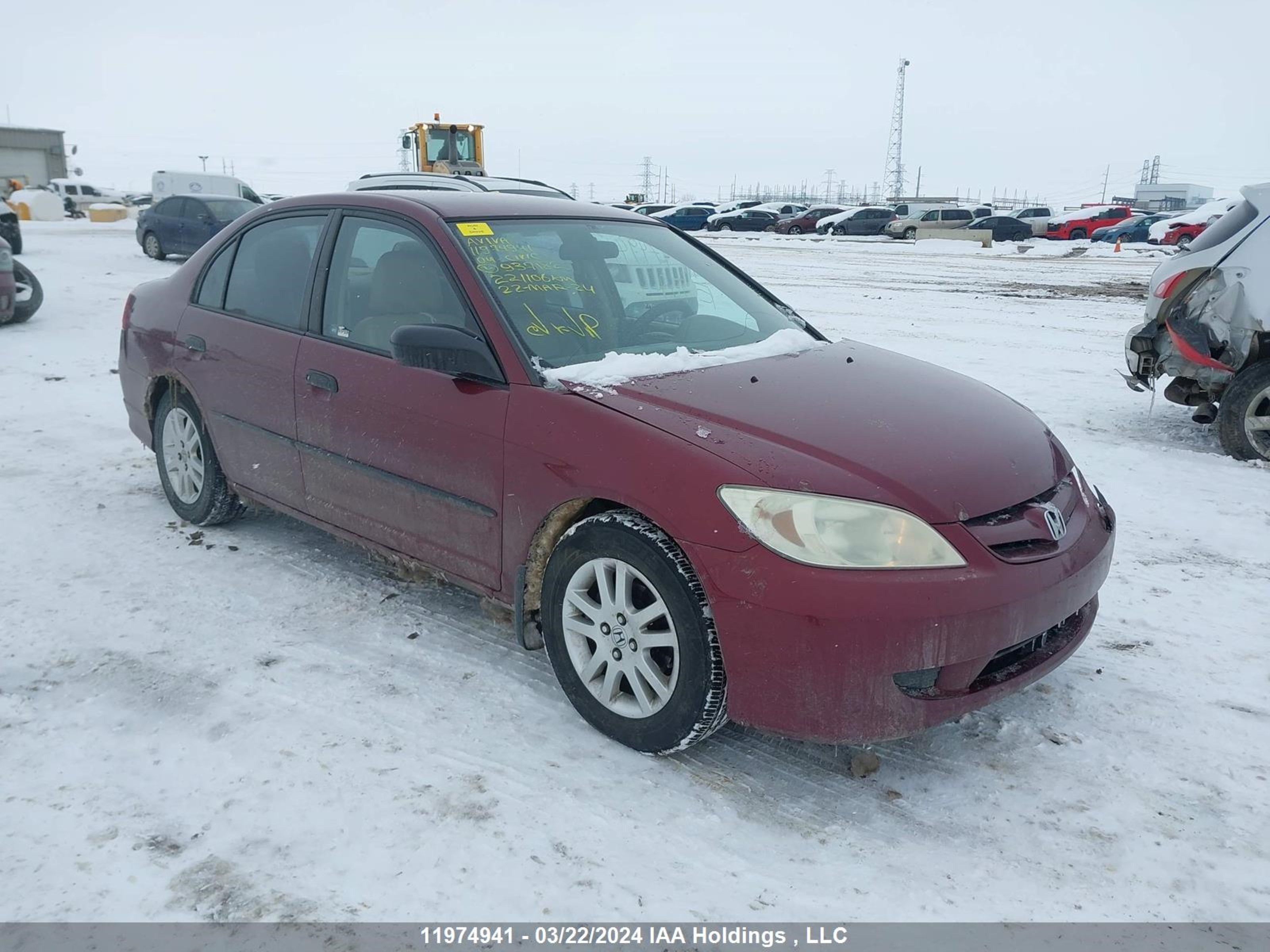 HONDA CIVIC 2004 2hges16304h937182