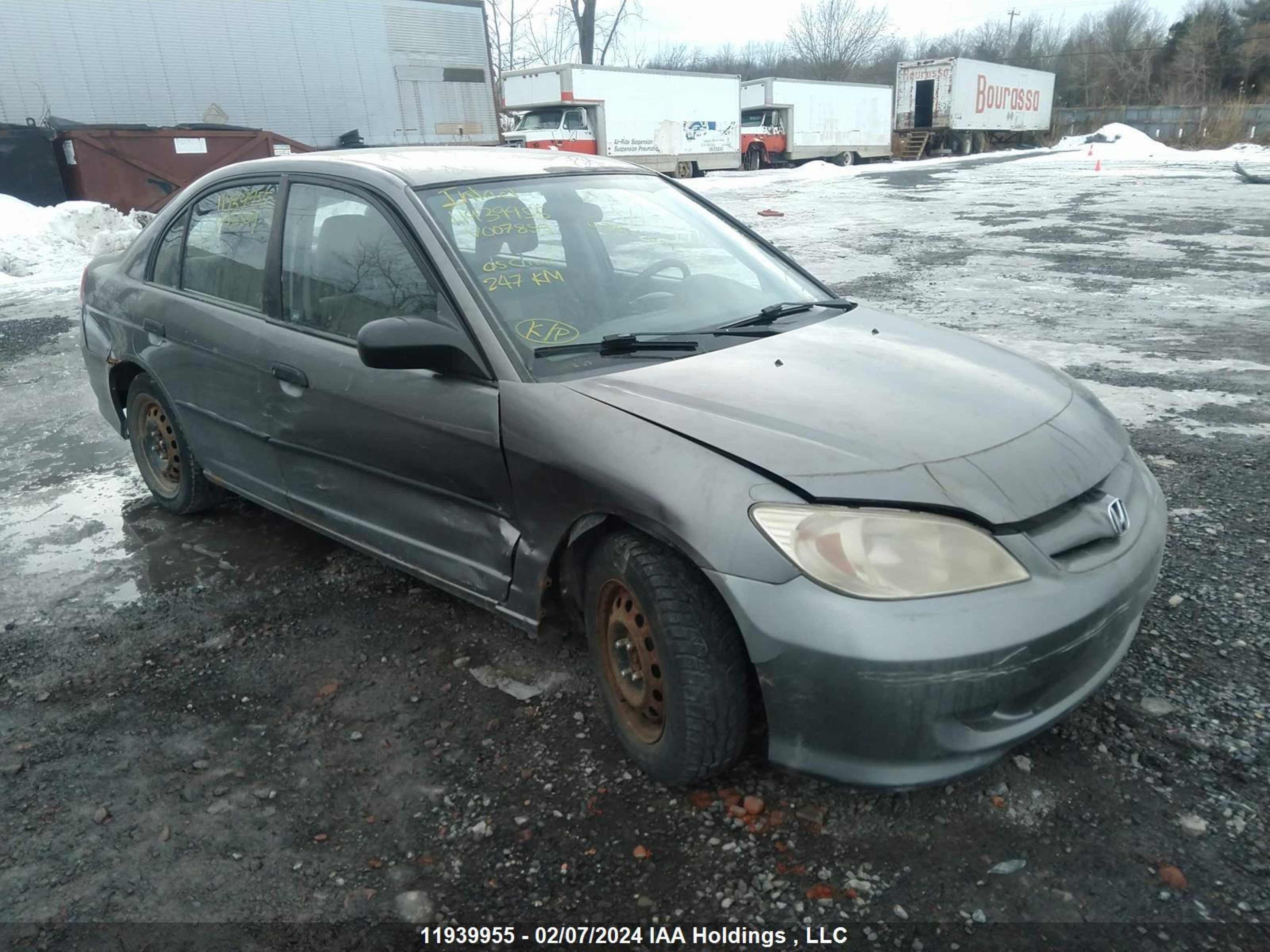 HONDA CIVIC 2005 2hges16355h007859