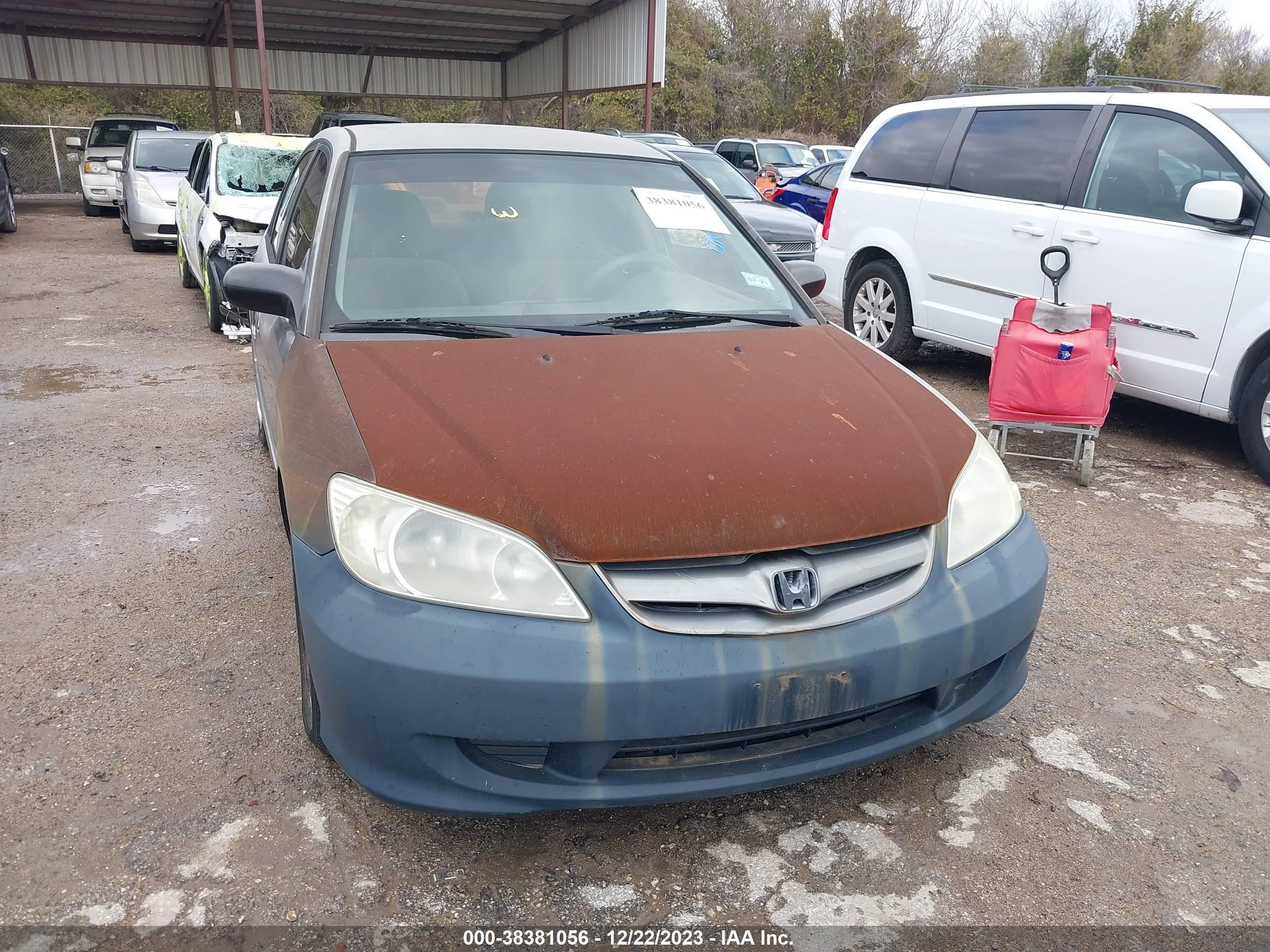 HONDA CIVIC 2005 2hges16505h562641