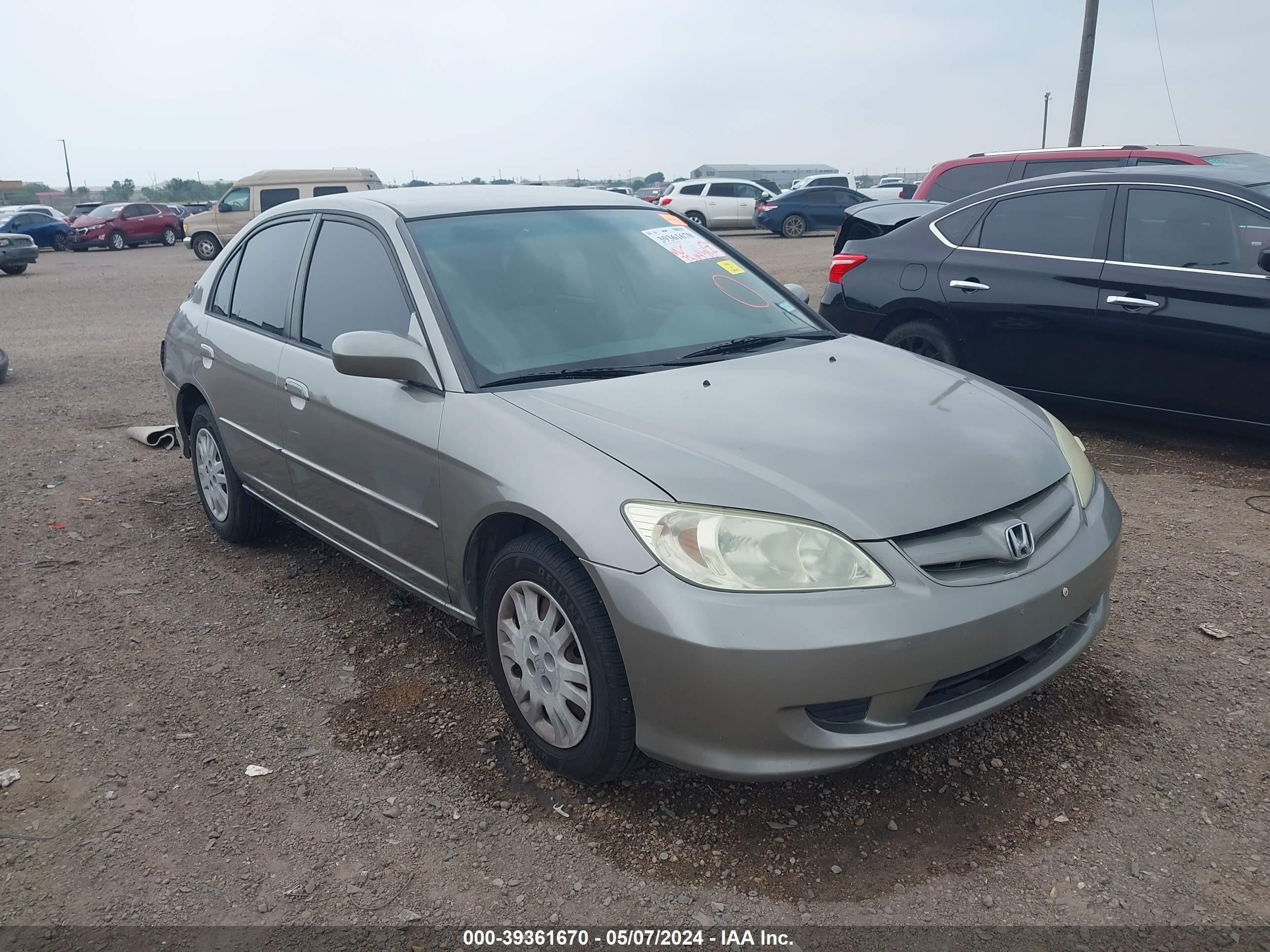 HONDA CIVIC 2005 2hges16505h582307