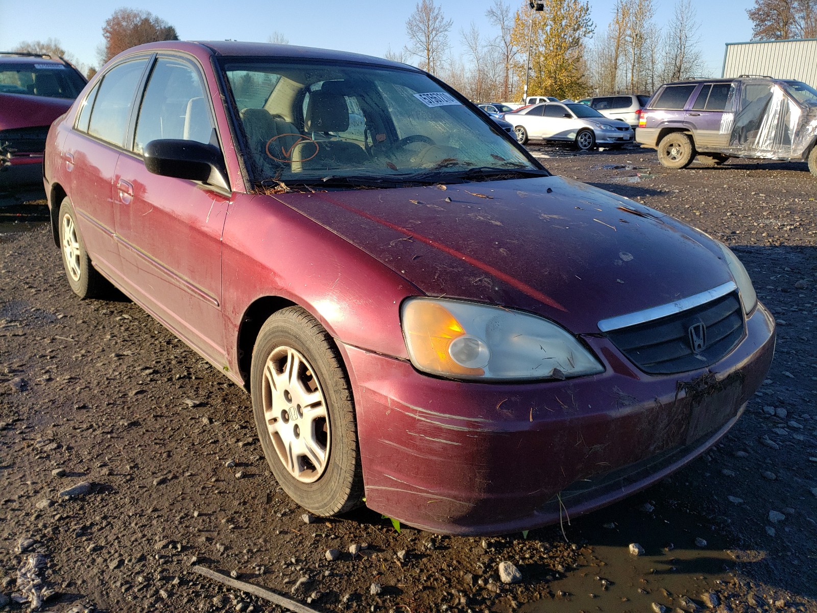 HONDA CIVIC LX 2002 2hges16542h584444