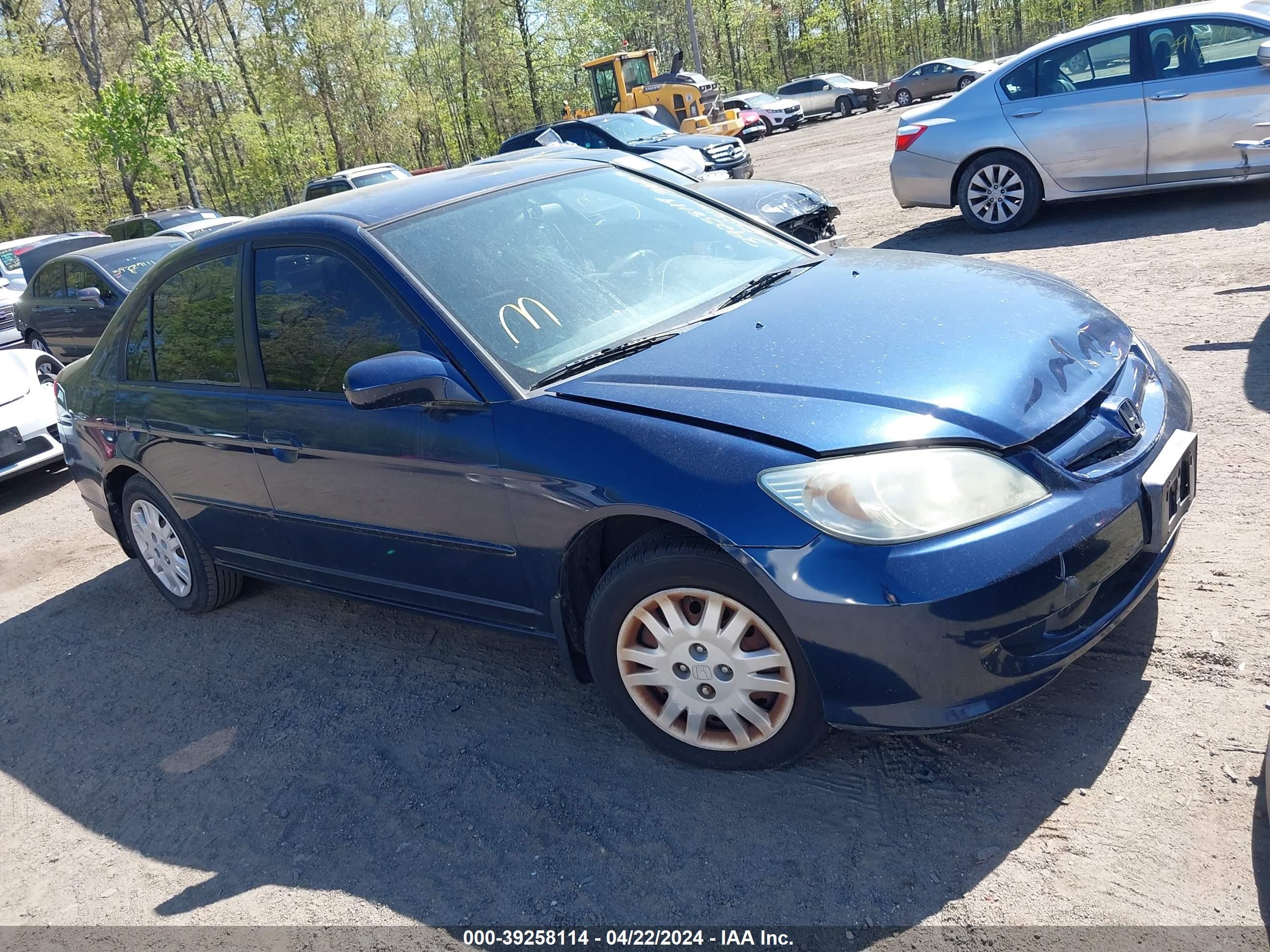 HONDA CIVIC 2004 2hges16544h534730