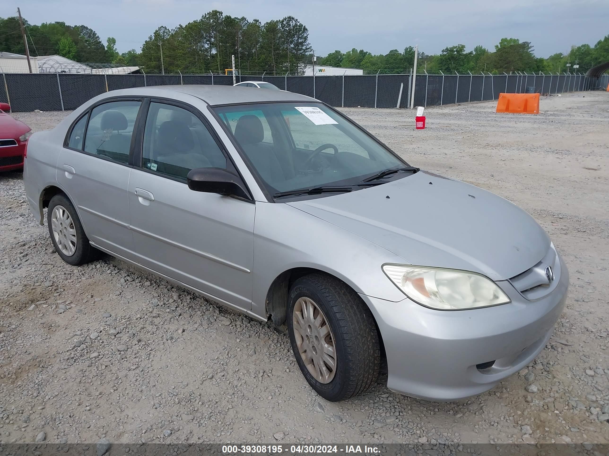 HONDA CIVIC 2005 2hges16545h603336