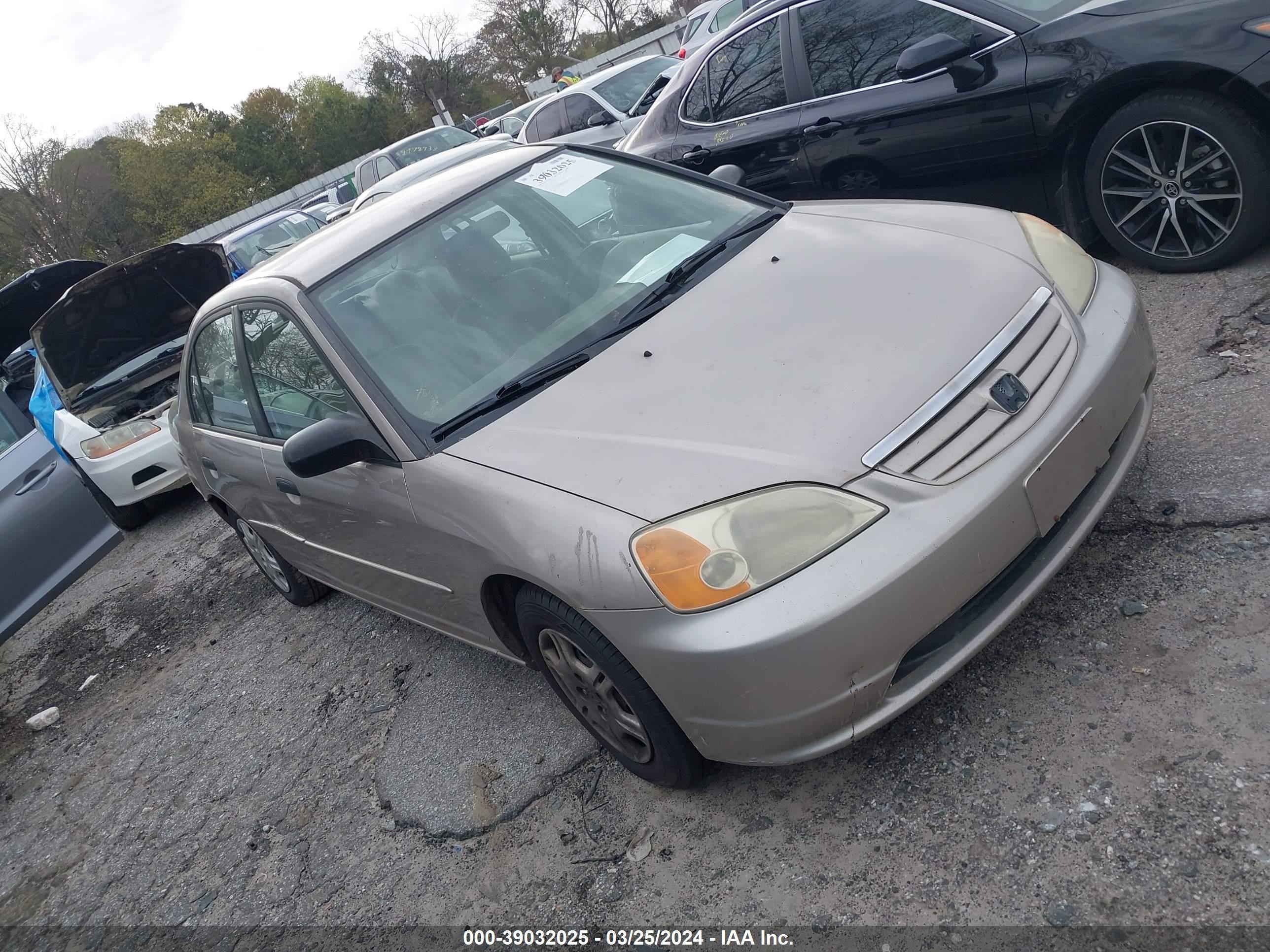 HONDA CIVIC 2001 2hges16551h600309