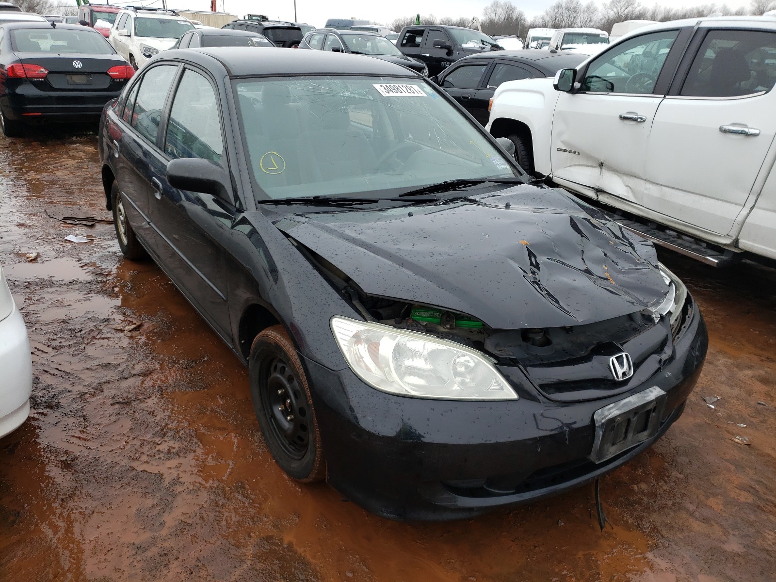 HONDA CIVIC LX 2004 2hges16554h600086