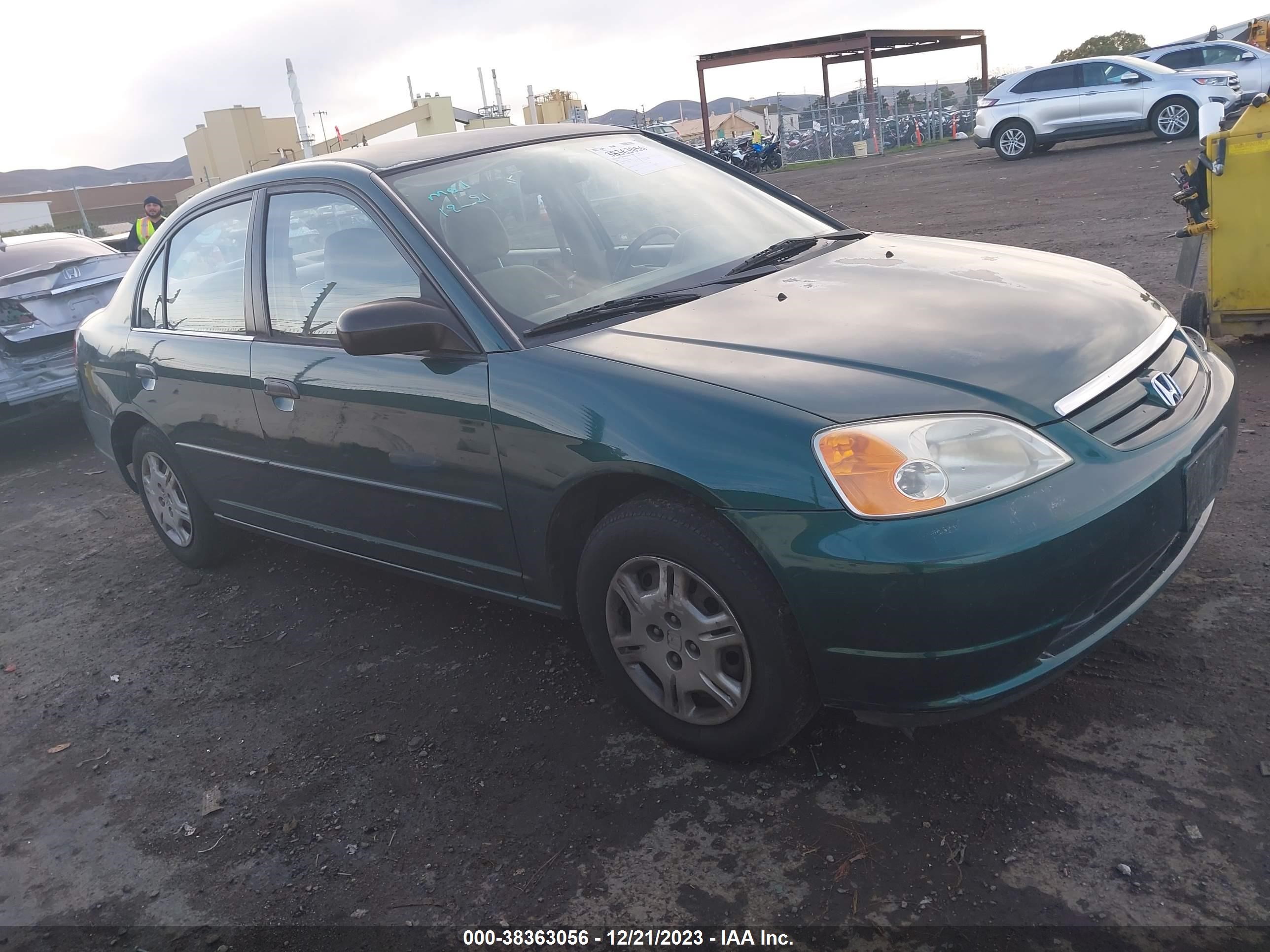 HONDA CIVIC 2001 2hges16561h593872