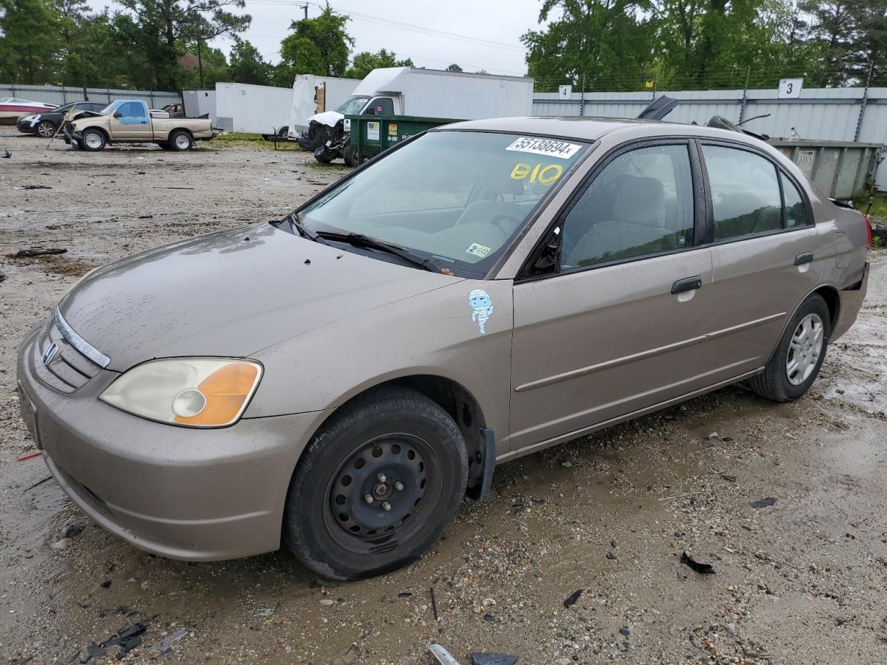 HONDA CIVIC 2001 2hges16571h590141