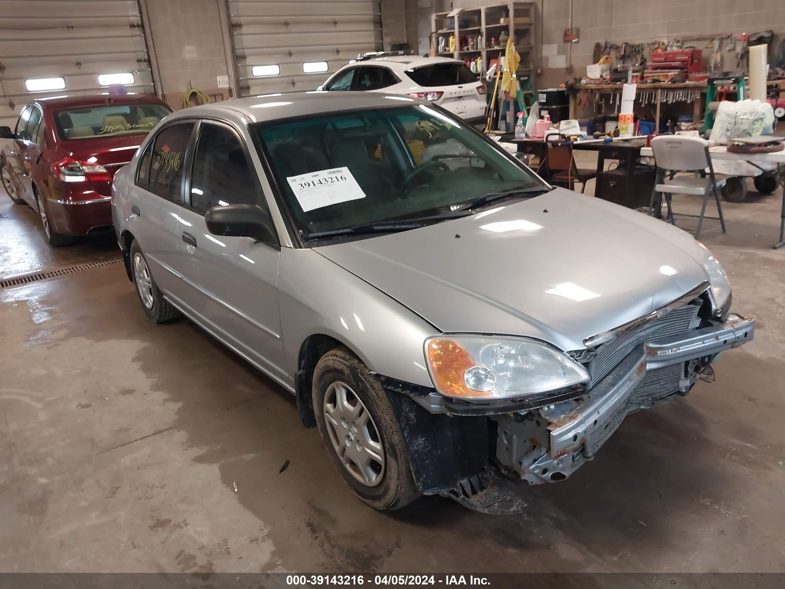 HONDA CIVIC 2001 2hges16581h519367