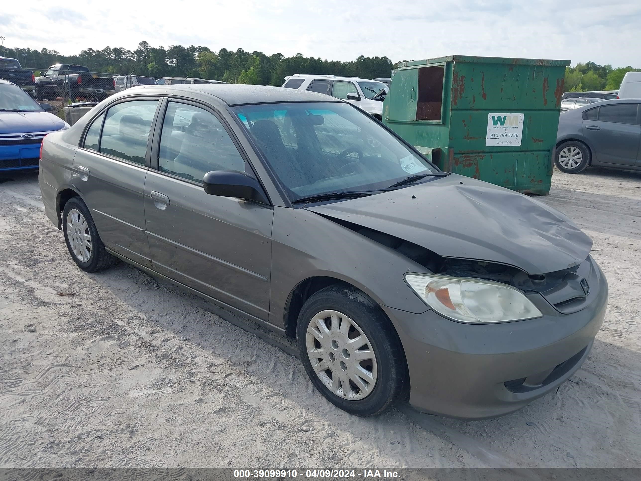 HONDA CIVIC 2004 2hges16584h610319