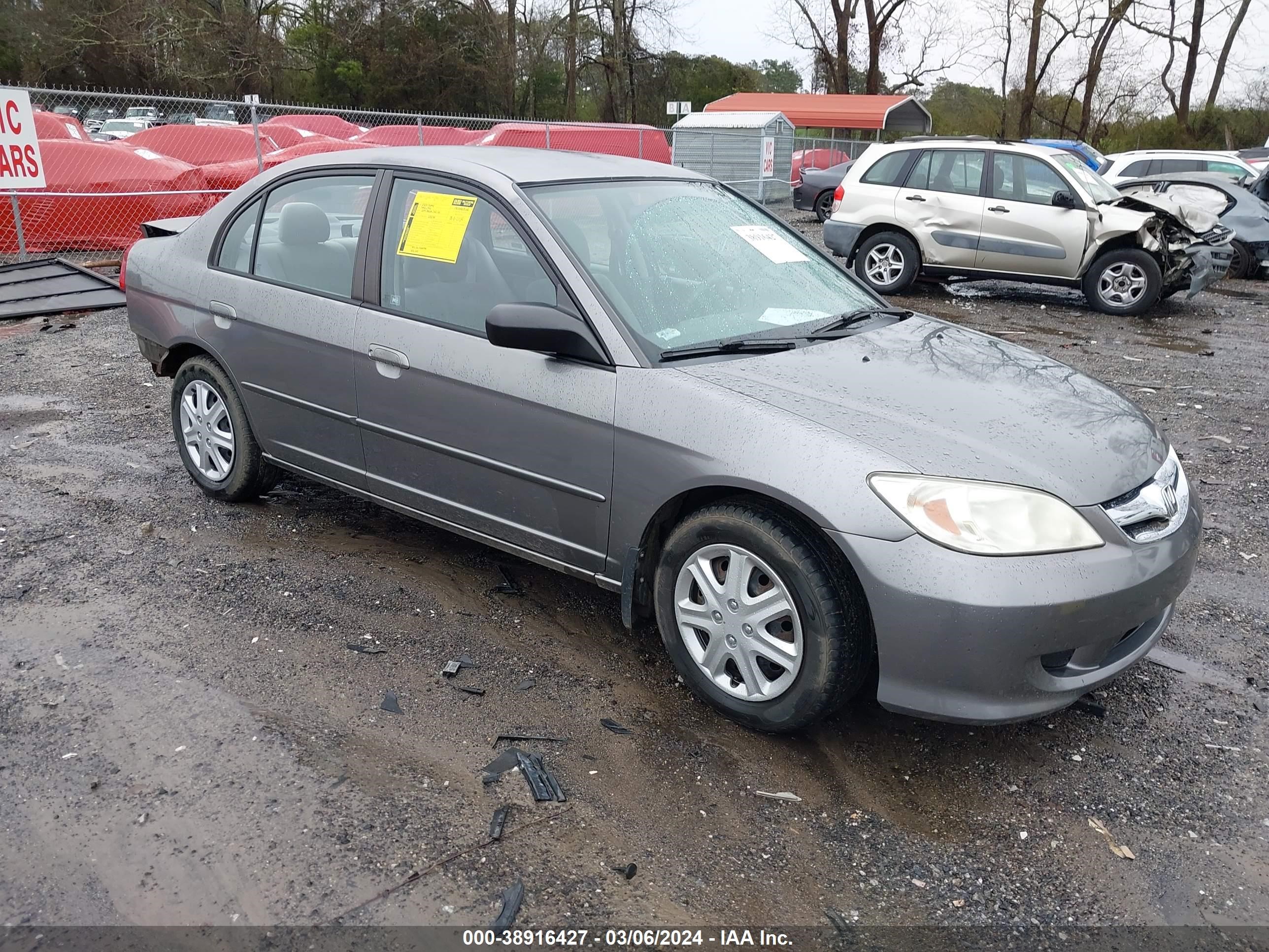 HONDA CIVIC 2005 2hges16585h582247