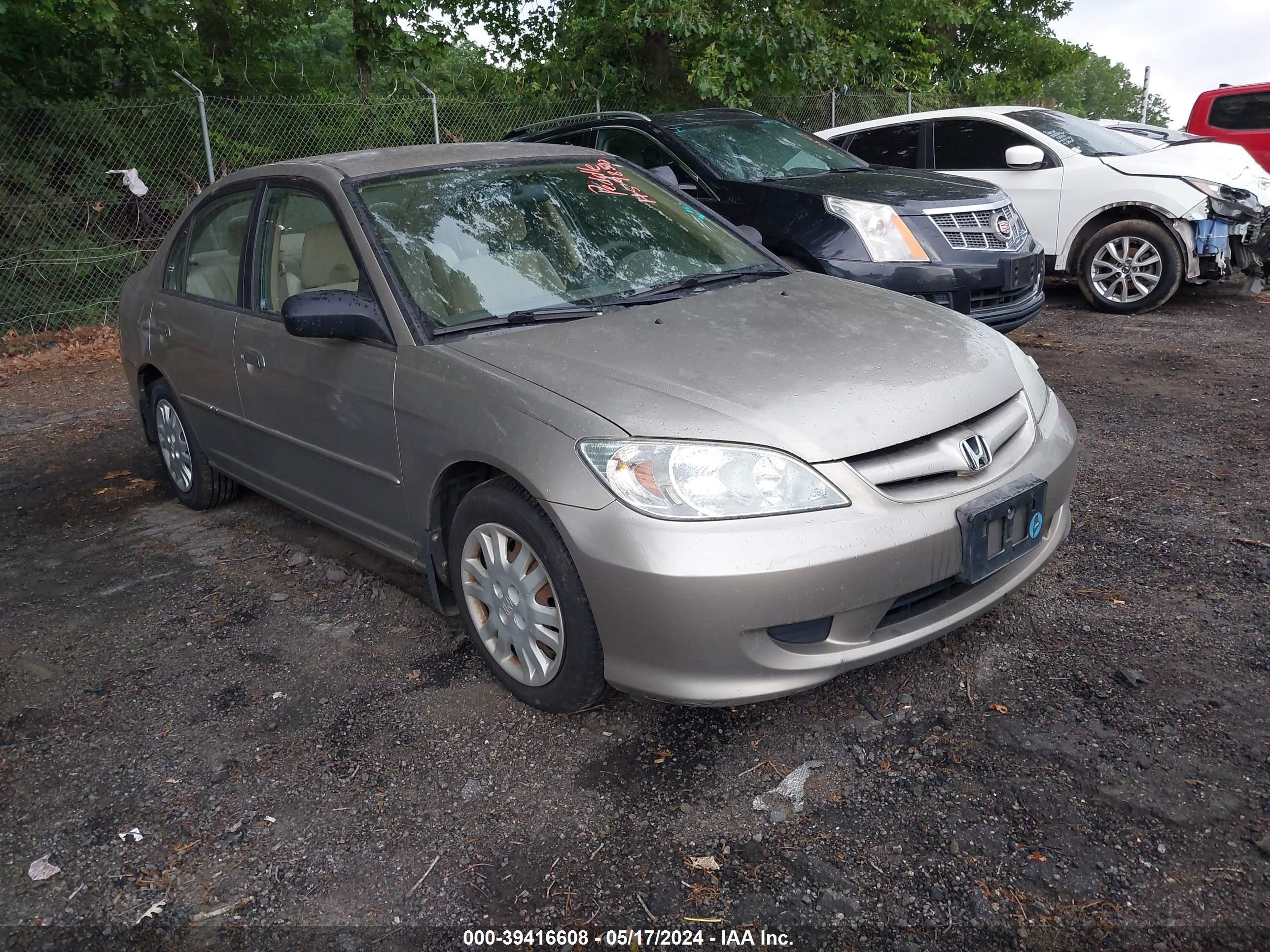 HONDA CIVIC 2005 2hges165x5h628614