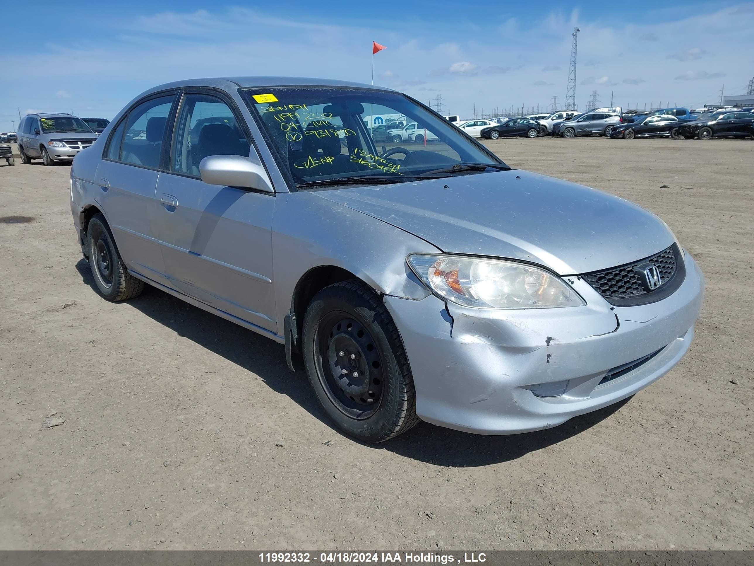 HONDA CIVIC 2004 2hges16604h931800