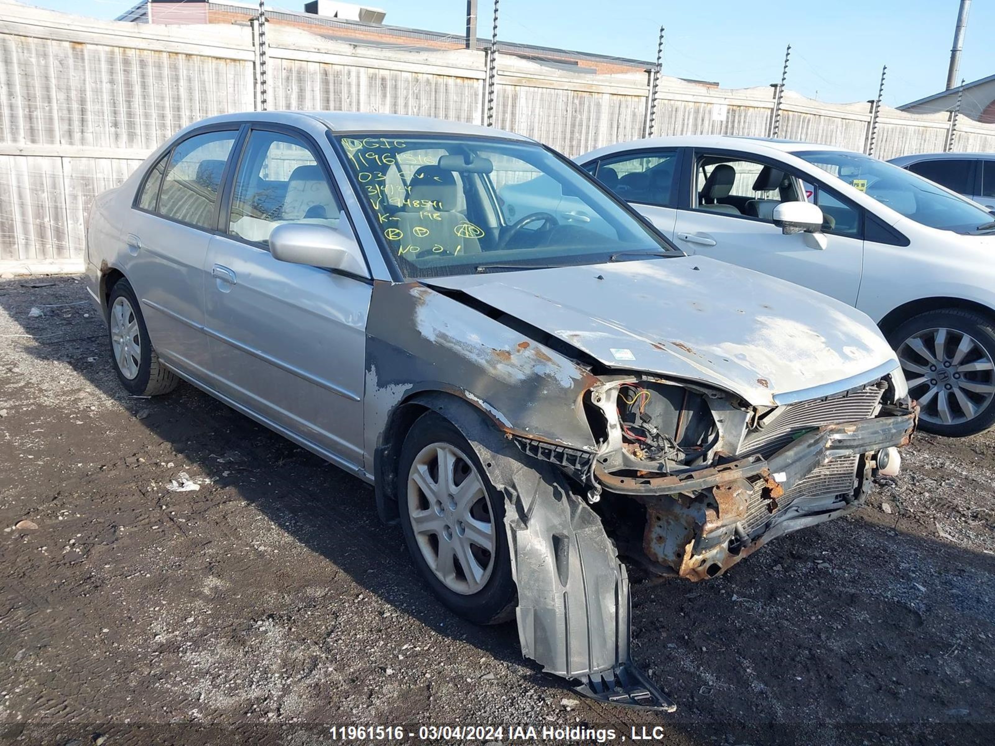 HONDA CIVIC 2003 2hges16613h948541