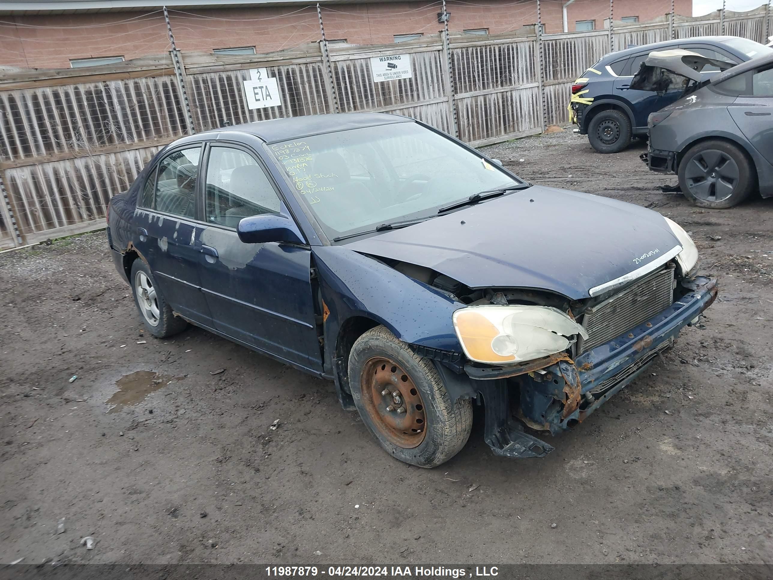 HONDA CIVIC 2003 2hges16623h931876