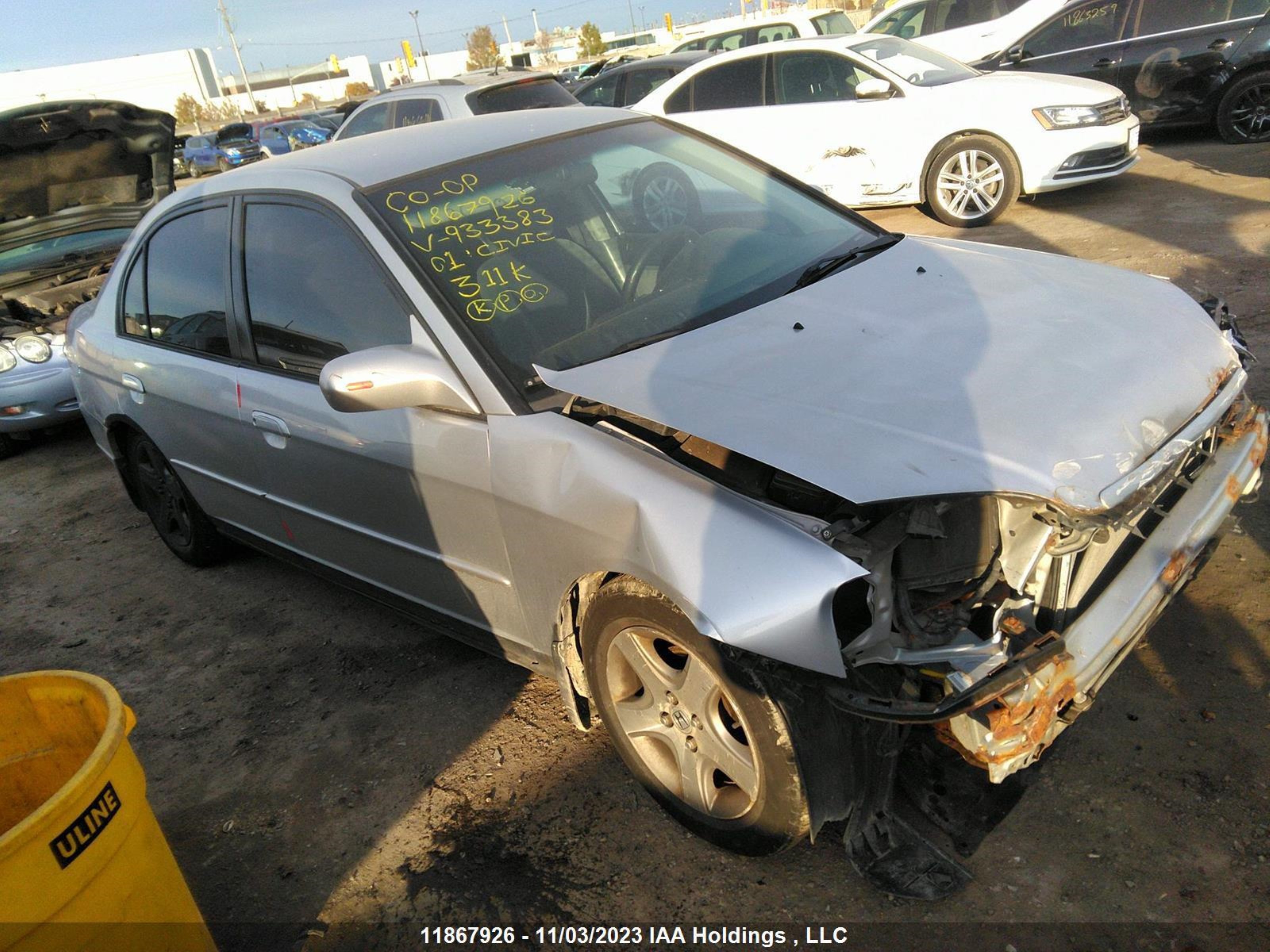 HONDA CIVIC 2001 2hges16641h933383