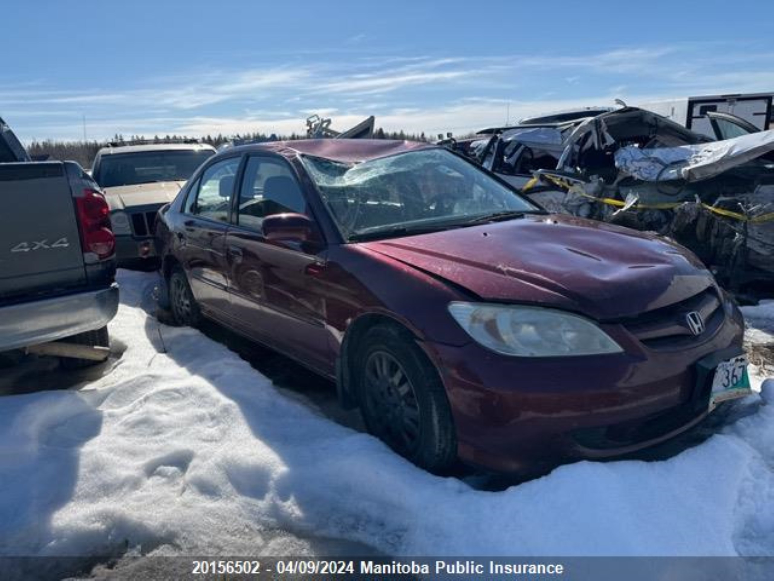 HONDA CIVIC 2004 2hges16694h907690