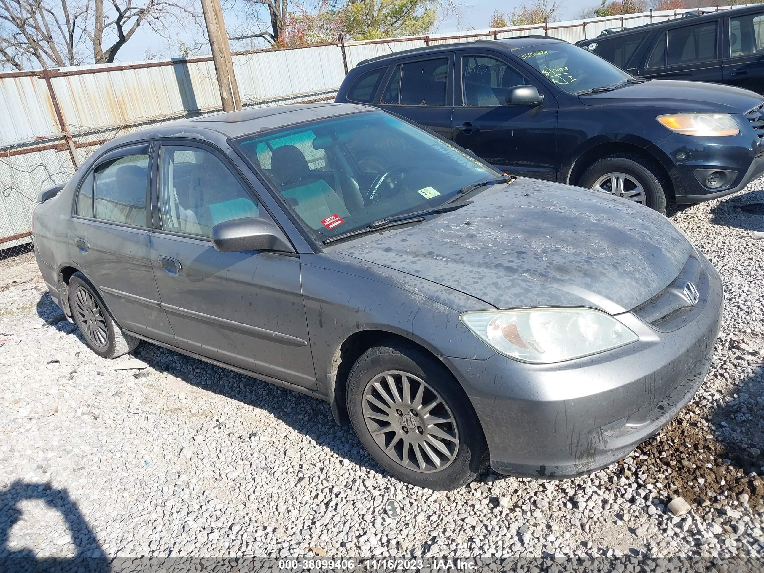 HONDA CIVIC 2005 2hges25795h622358