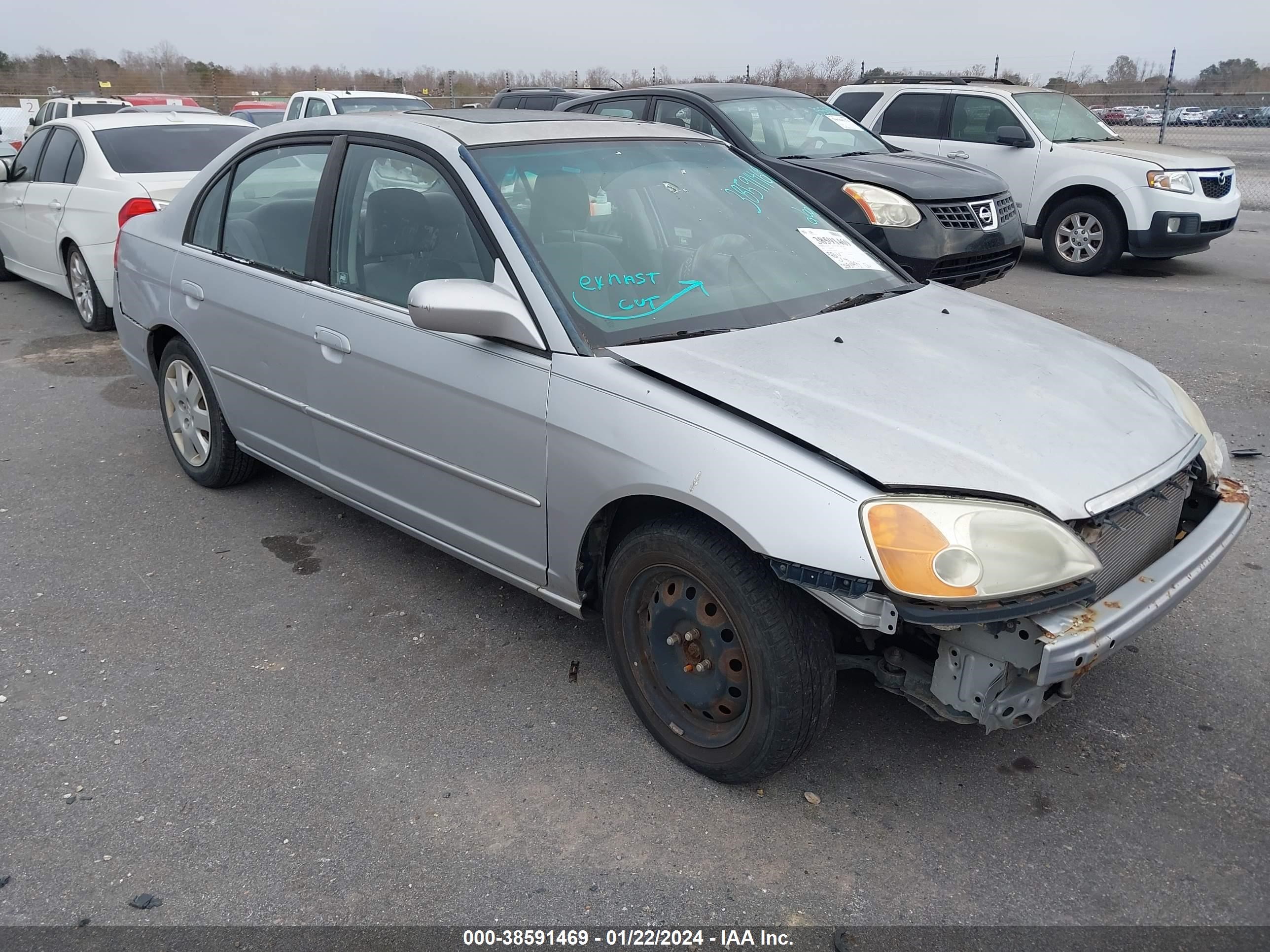 HONDA CIVIC 2001 2hges26711h548748