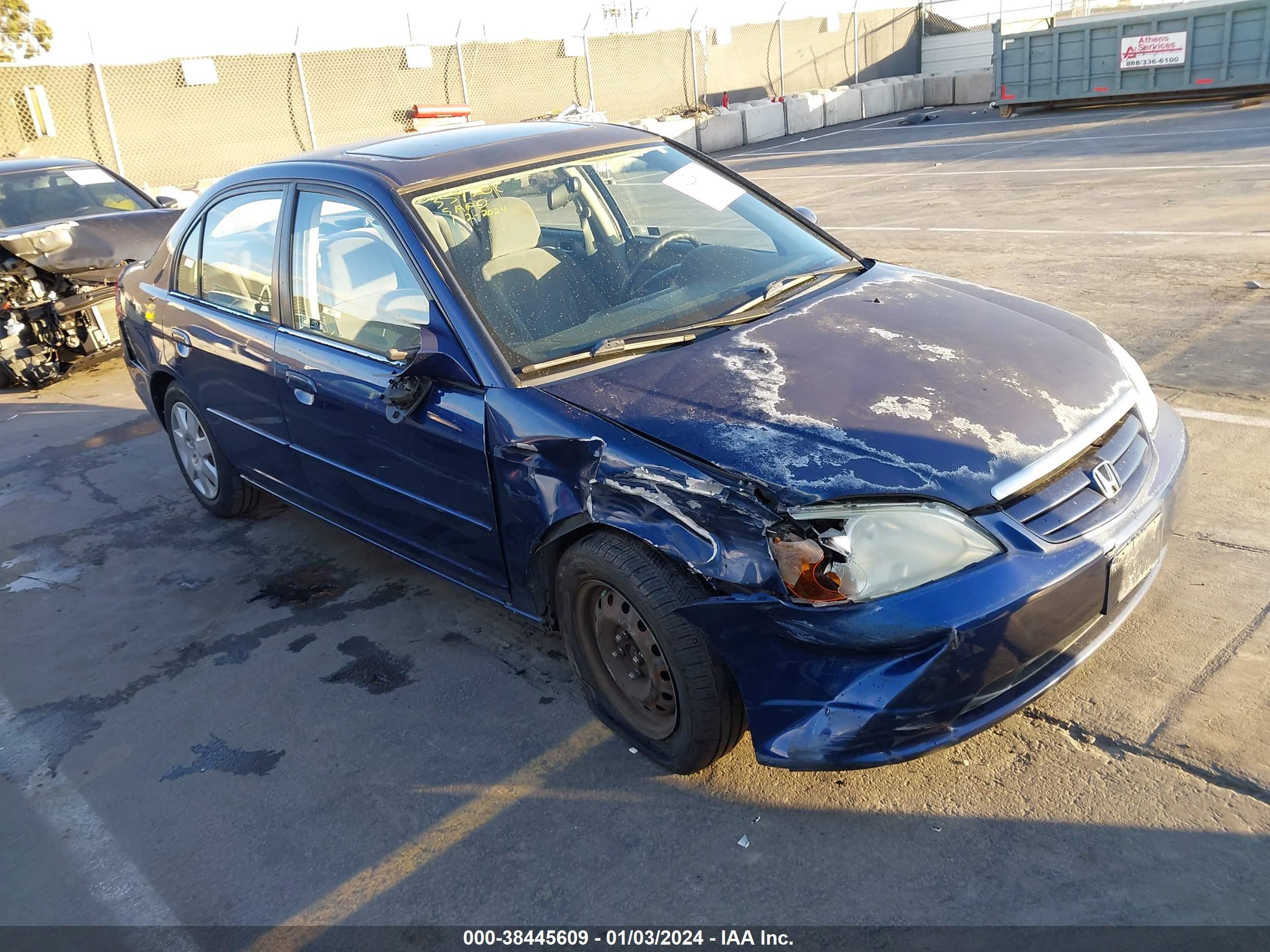 HONDA CIVIC 2002 2hges26722h532382