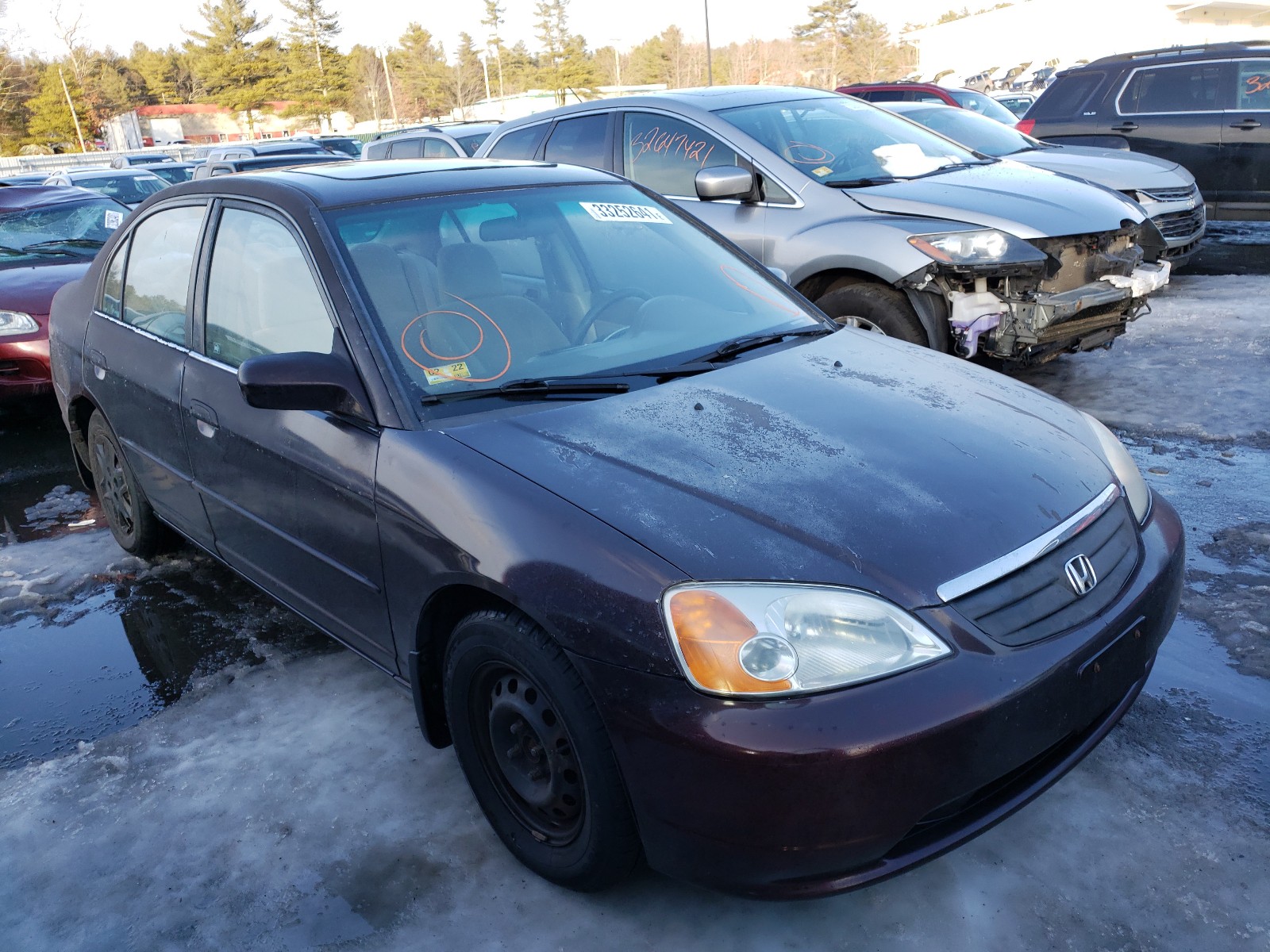 HONDA CIVIC EX 2001 2hges26731h544863