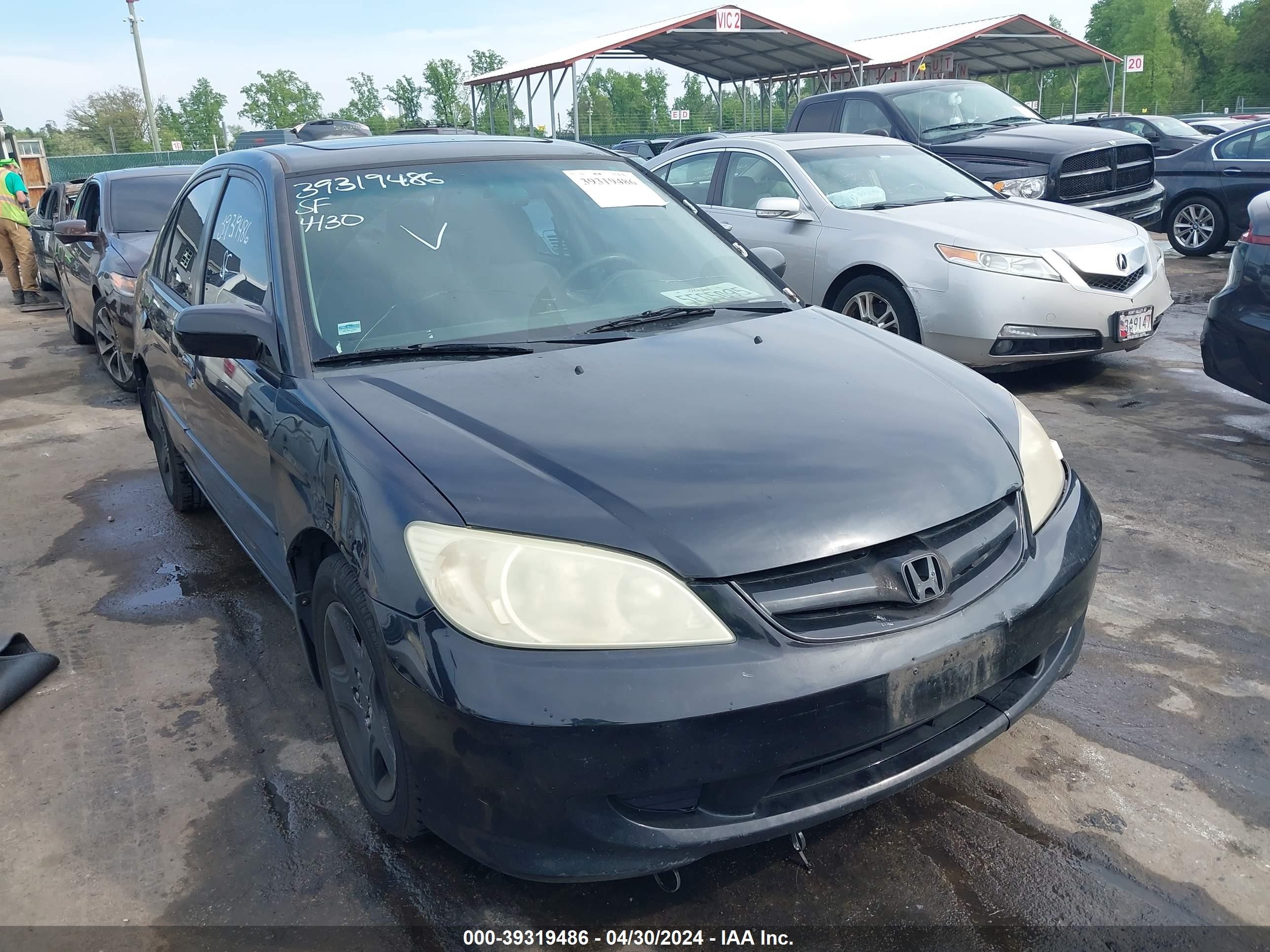 HONDA CIVIC 2004 2hges26734h581660