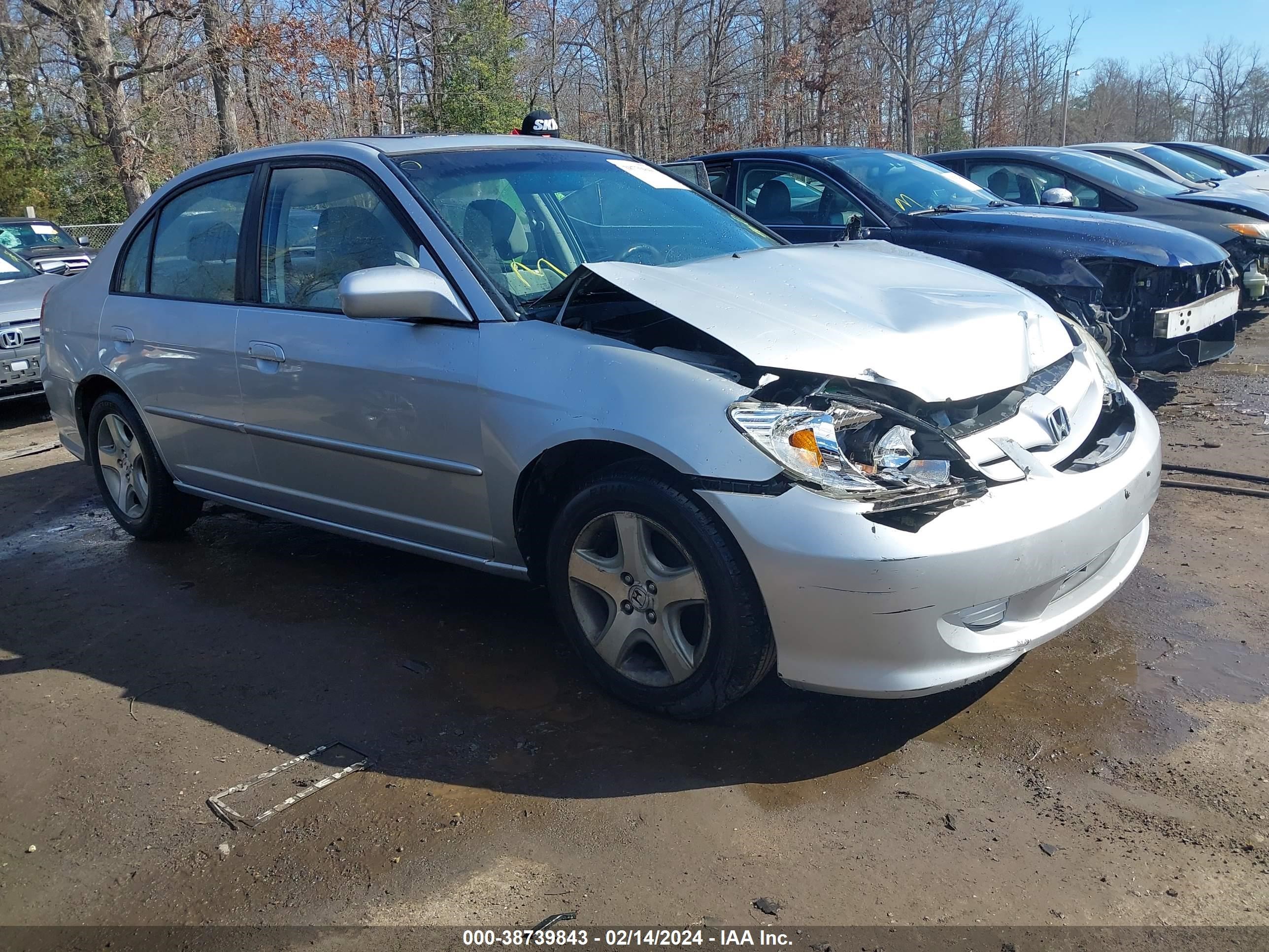 HONDA CIVIC 2005 2hges26745h554923