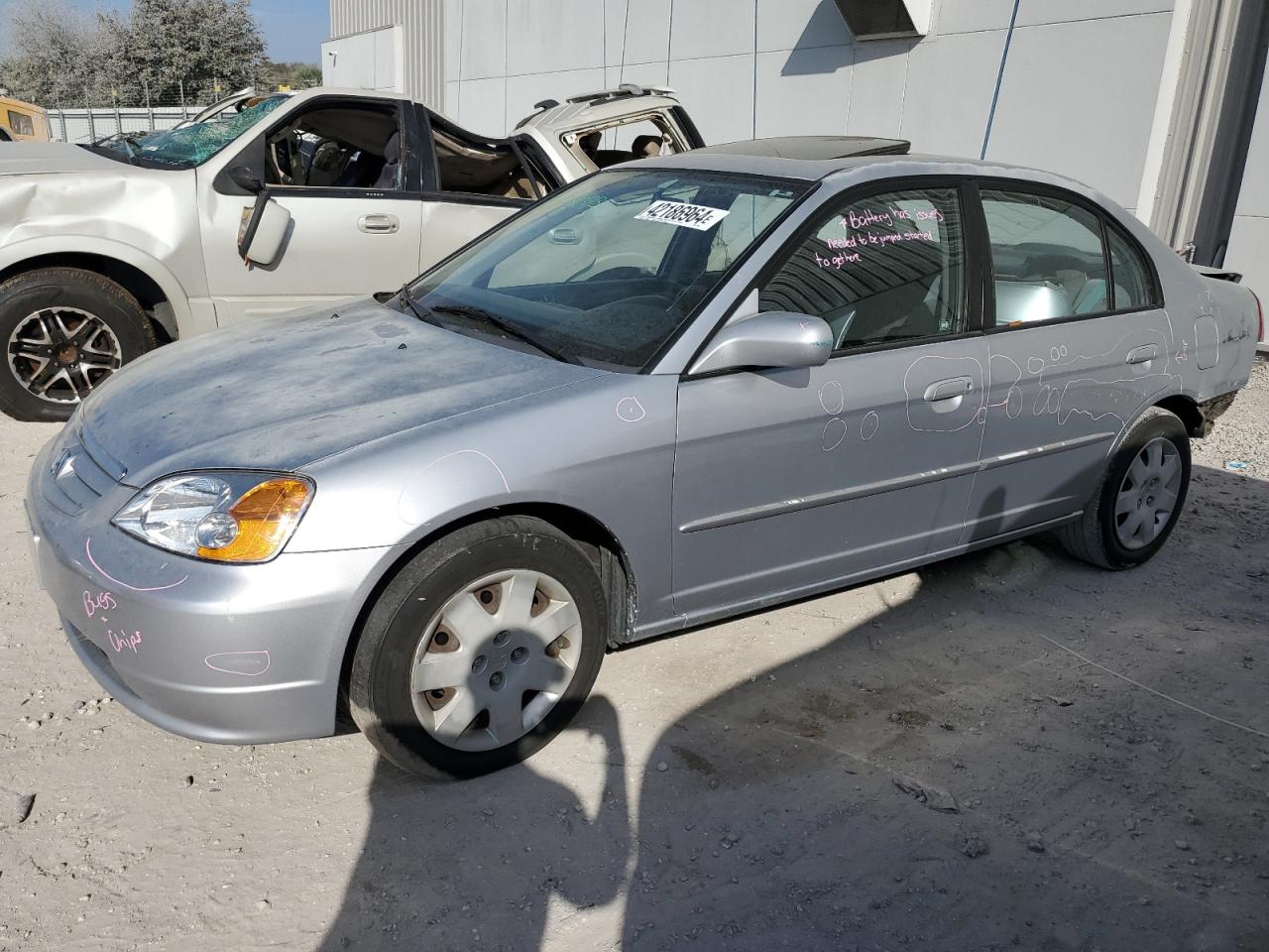 HONDA CIVIC 2002 2hges26752h585058