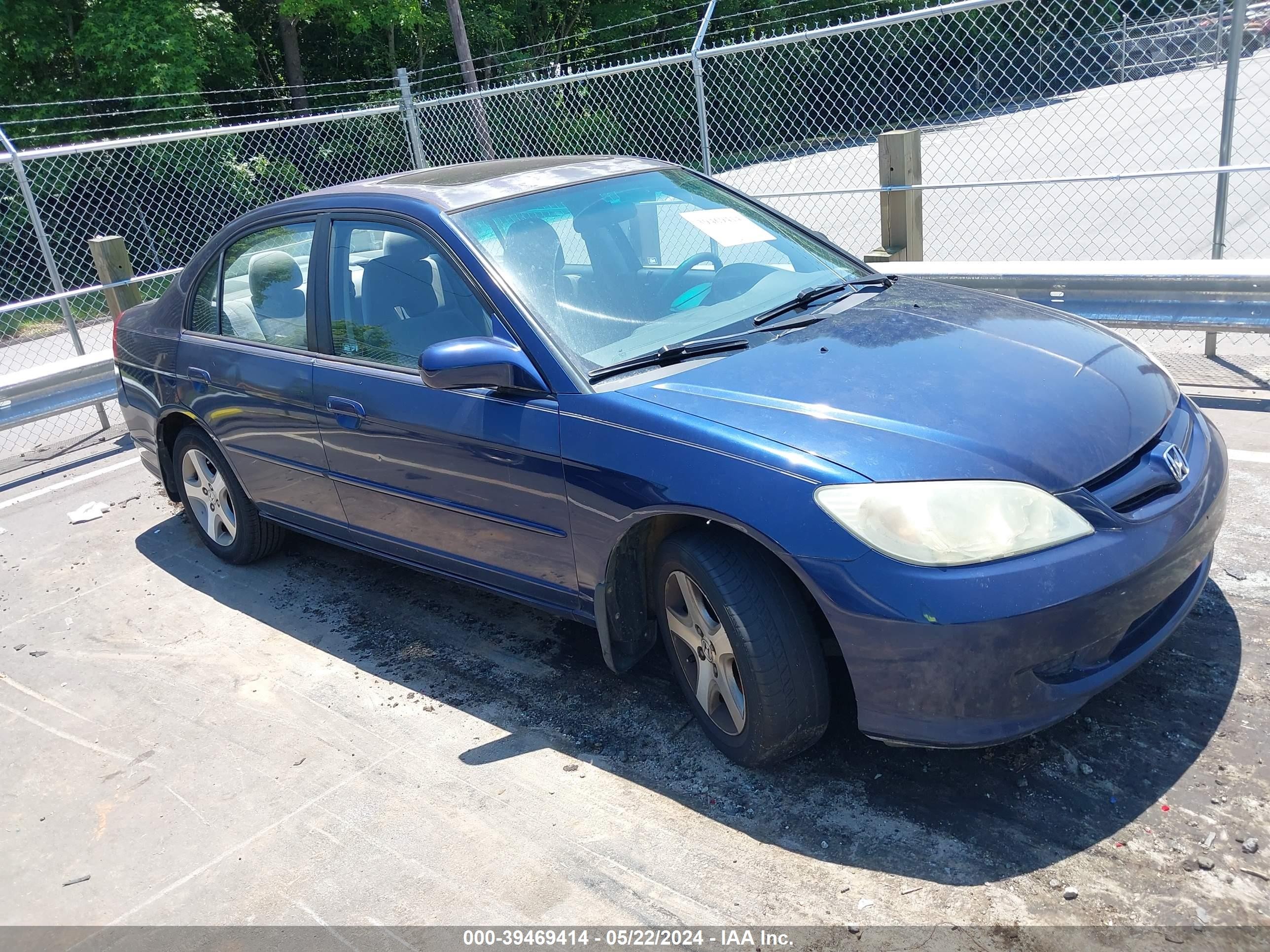 HONDA CIVIC 2004 2hges26764h556266