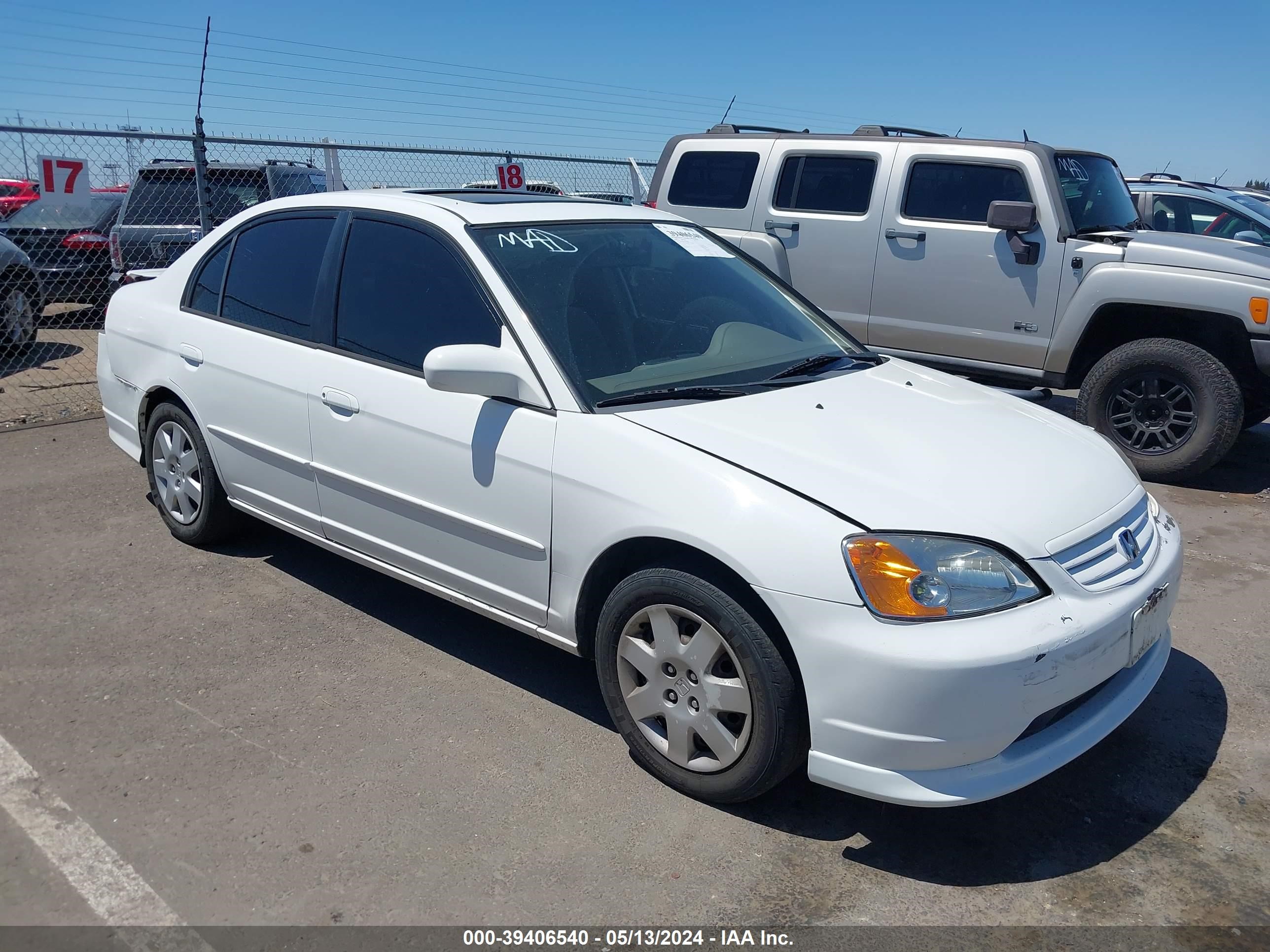 HONDA CIVIC 2001 2hges26771h616518