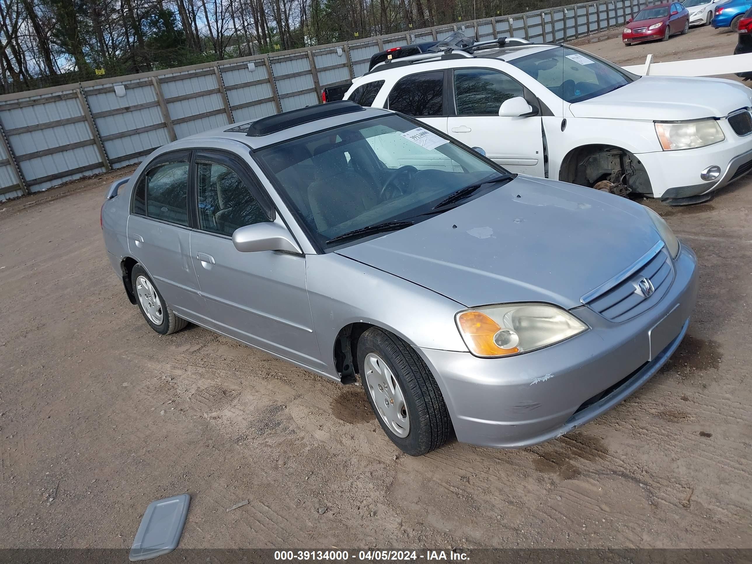 HONDA CIVIC 2001 2hges26791h553342