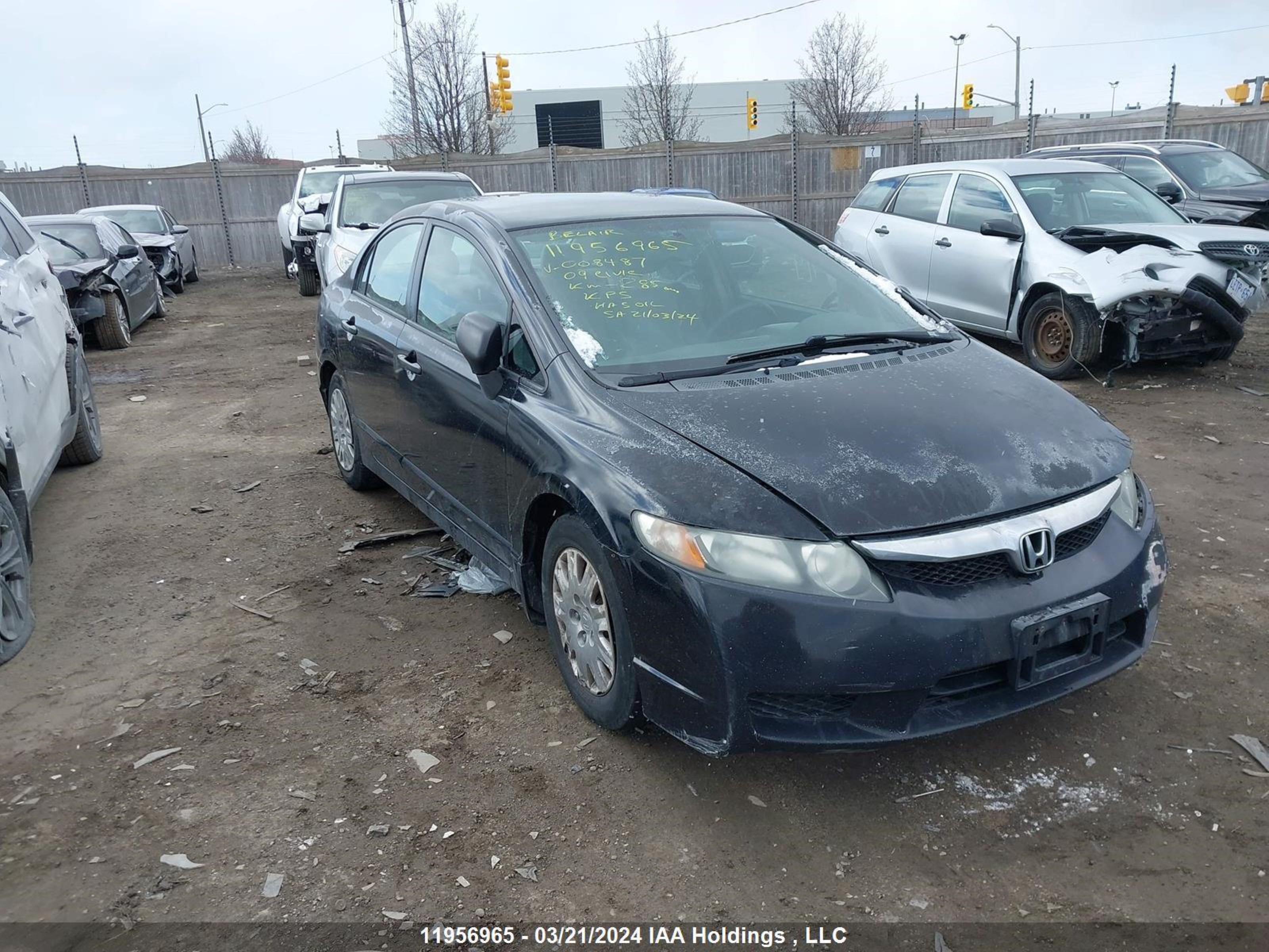 HONDA CIVIC 2009 2hgfa15229h008487