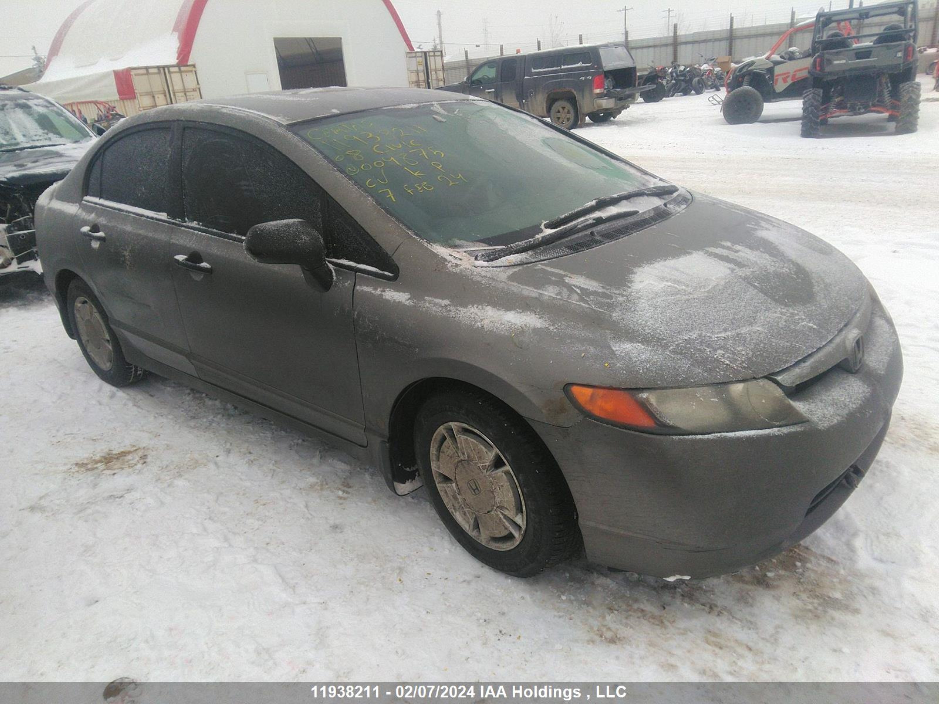 HONDA CIVIC 2008 2hgfa15458h009875