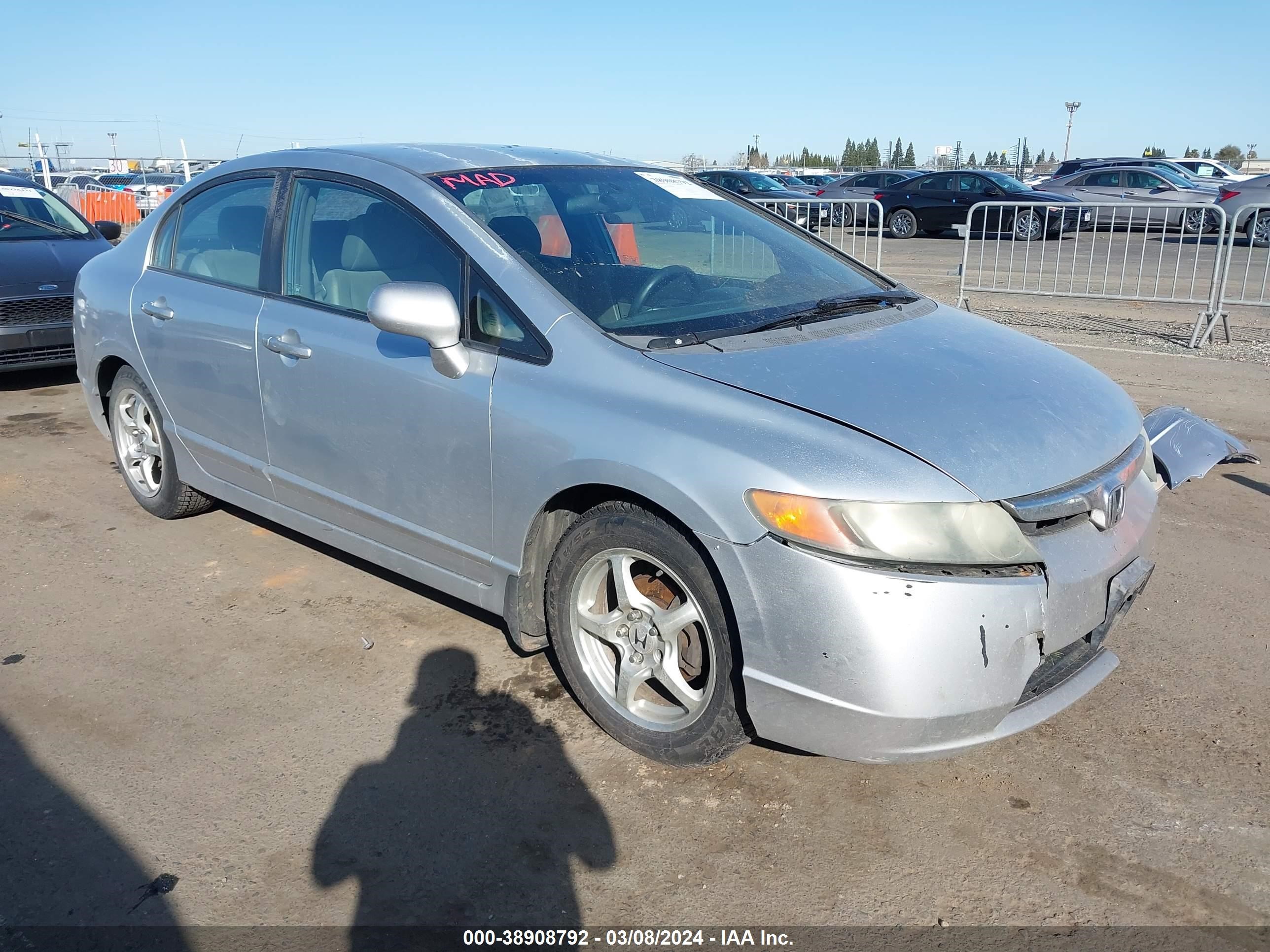 HONDA CIVIC 2008 2hgfa15558h509589