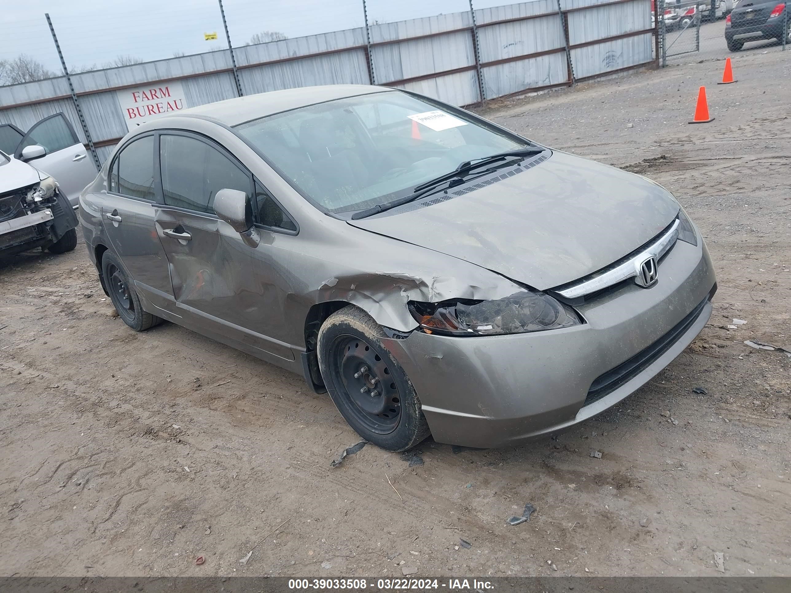 HONDA CIVIC 2008 2hgfa15568h351148