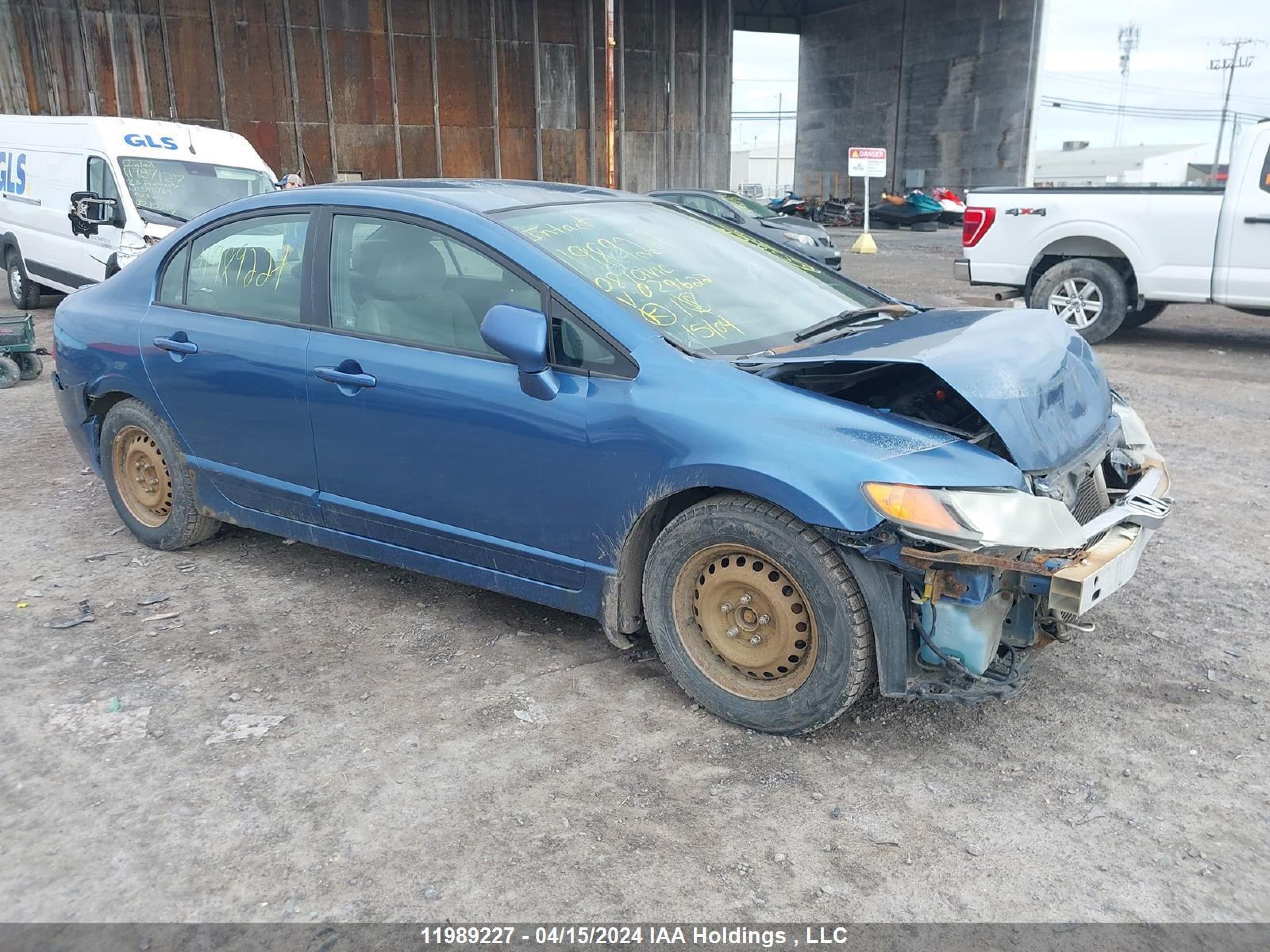 HONDA CIVIC 2008 2hgfa15598h029622