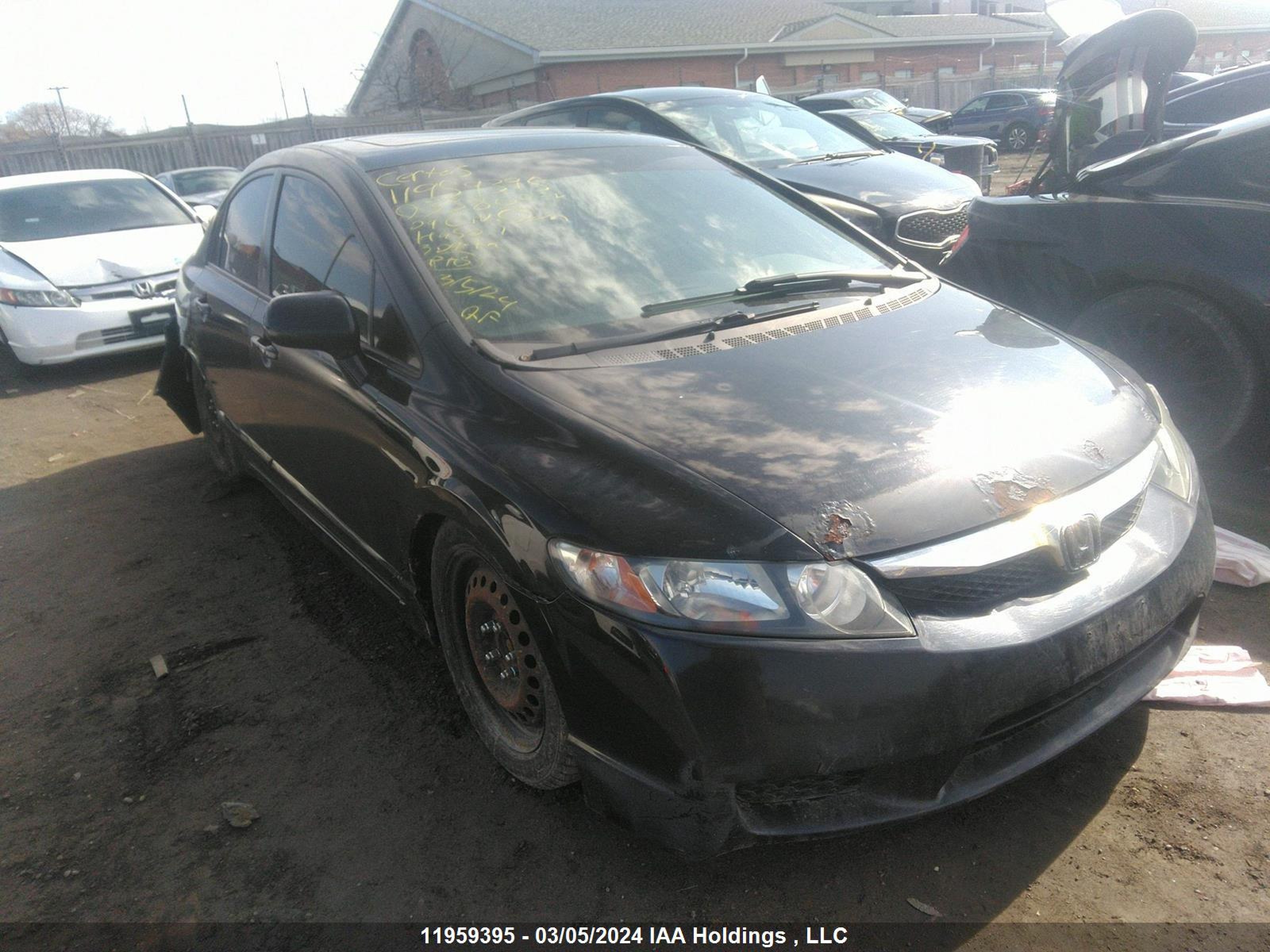 HONDA CIVIC 2009 2hgfa15669h033802